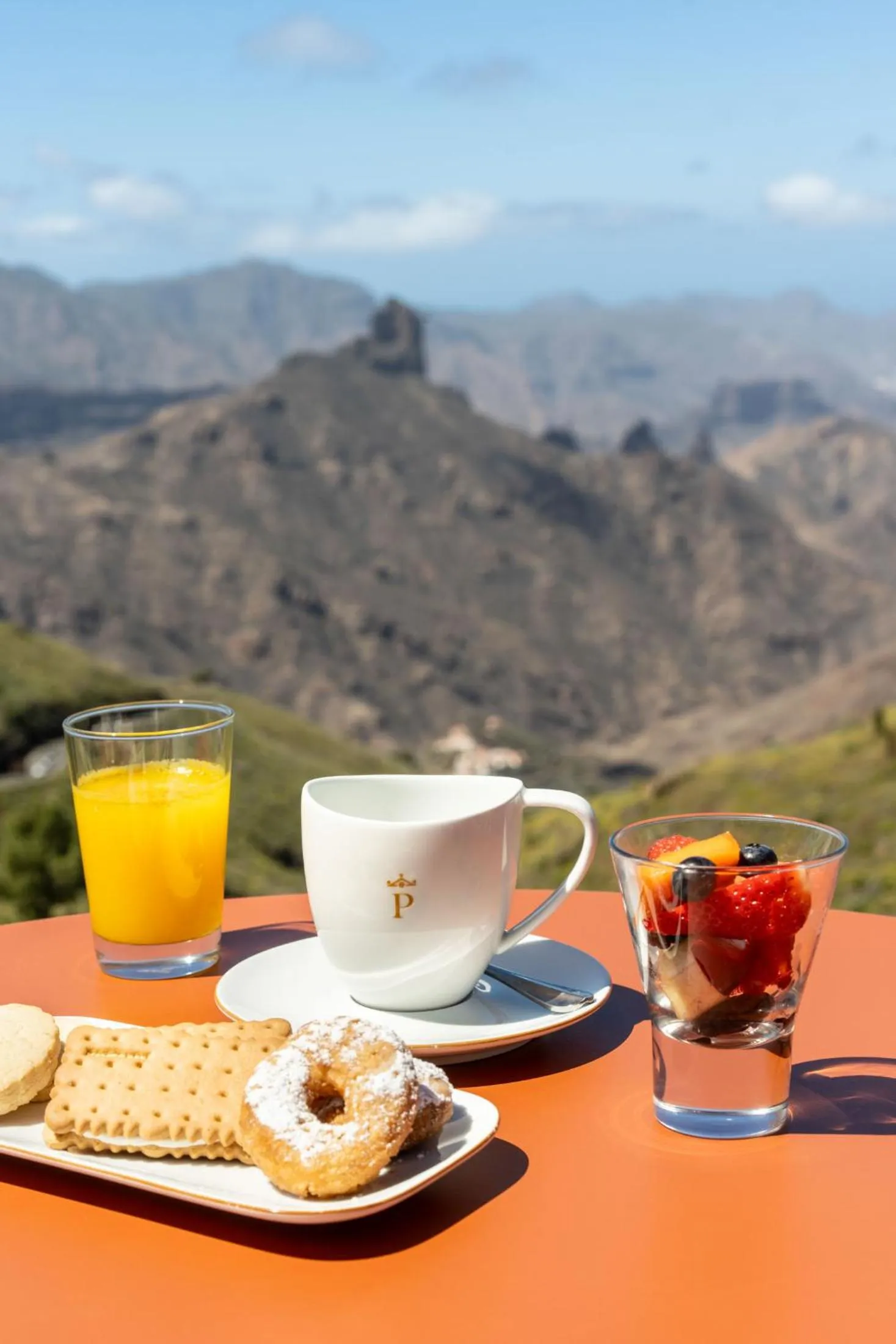 Breakfast in Parador de Cruz de Tejeda