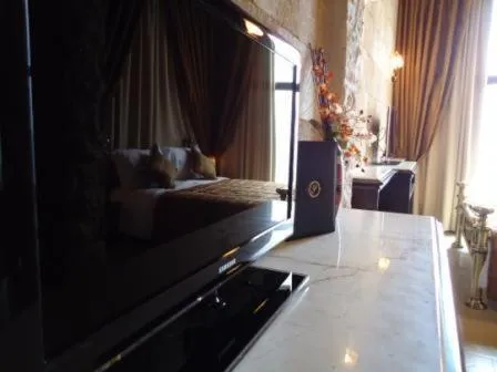 Decorative detail, Bed in Siena Hotel