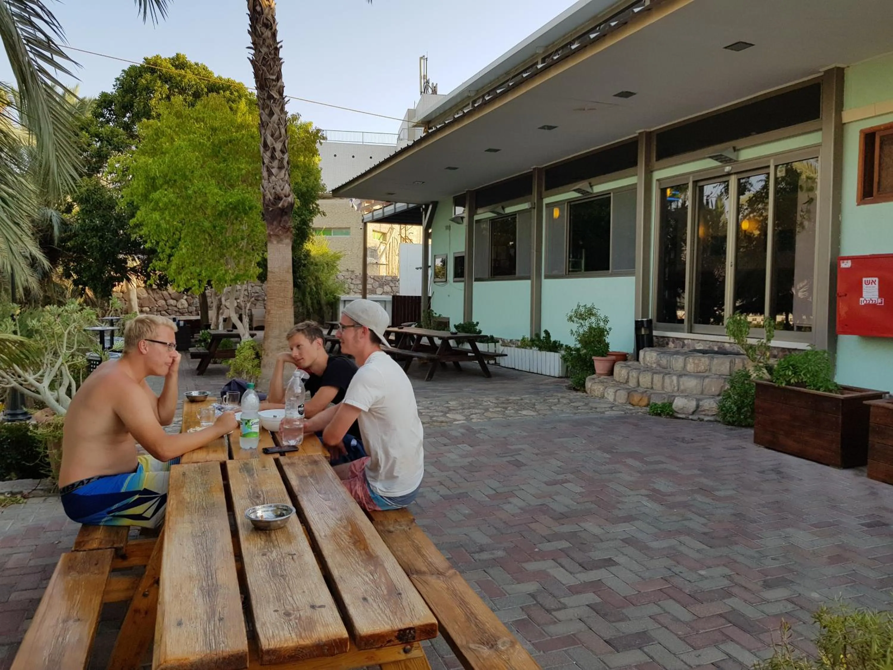 Facade/entrance in Arava Hostel