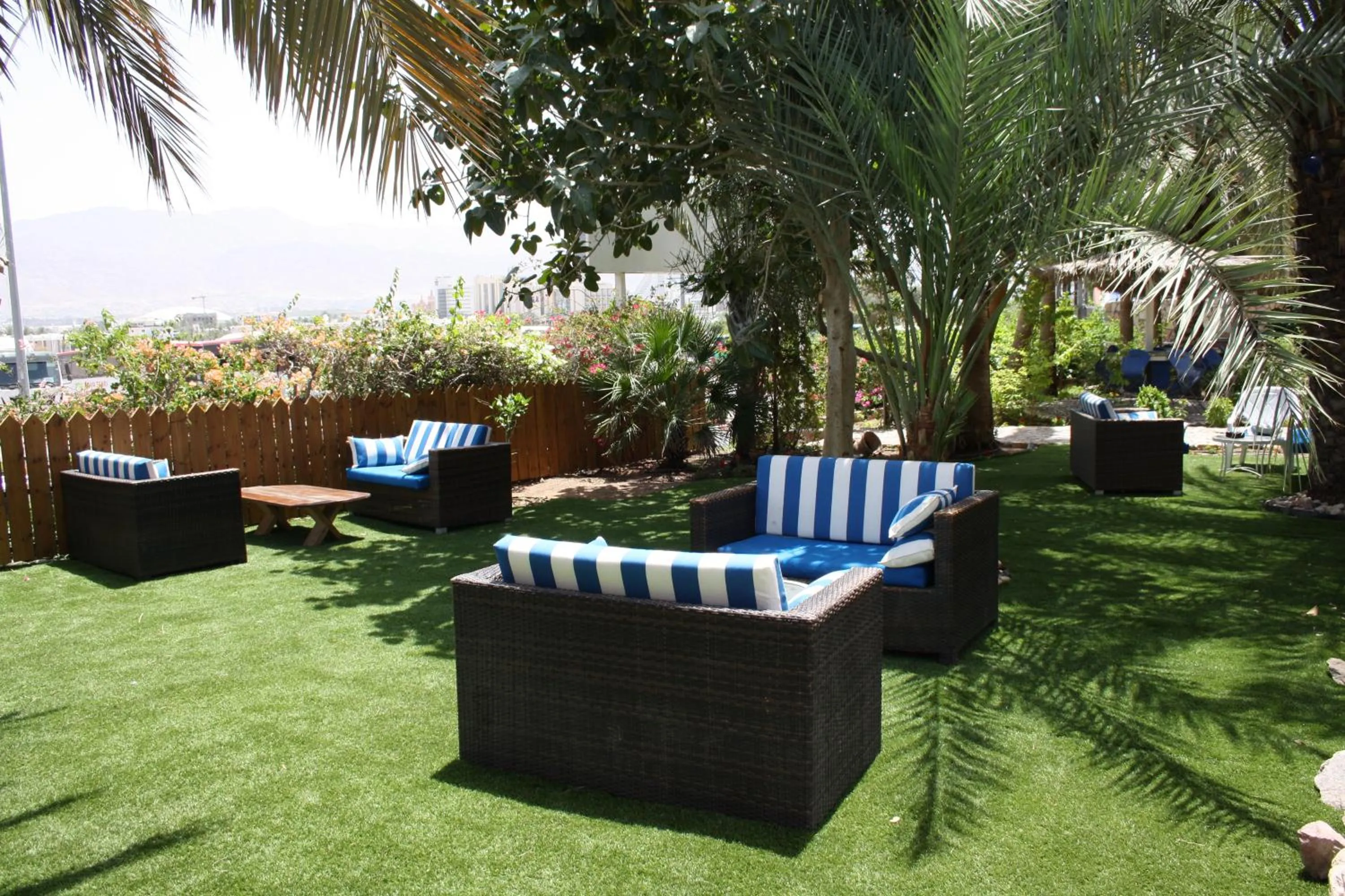 Garden in Arava Hostel