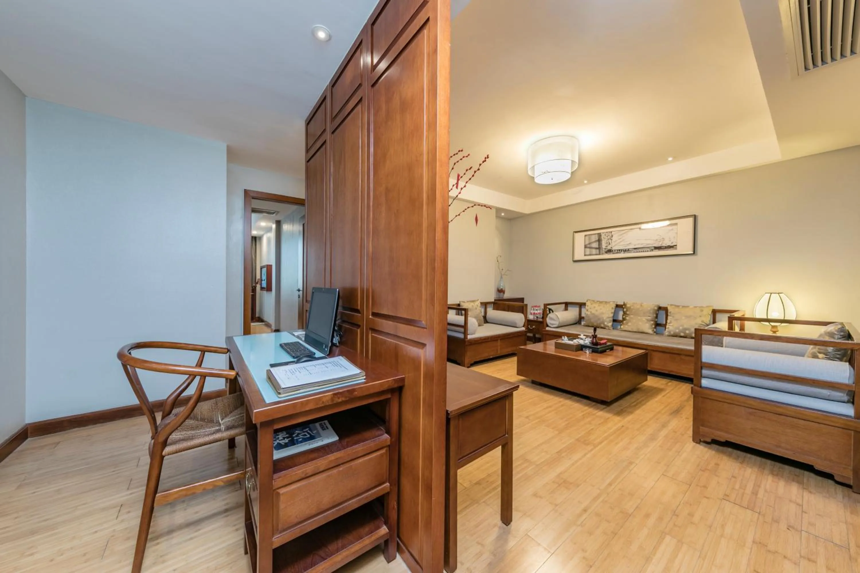 Bed in Fliport Garden Hotel Wuyishan