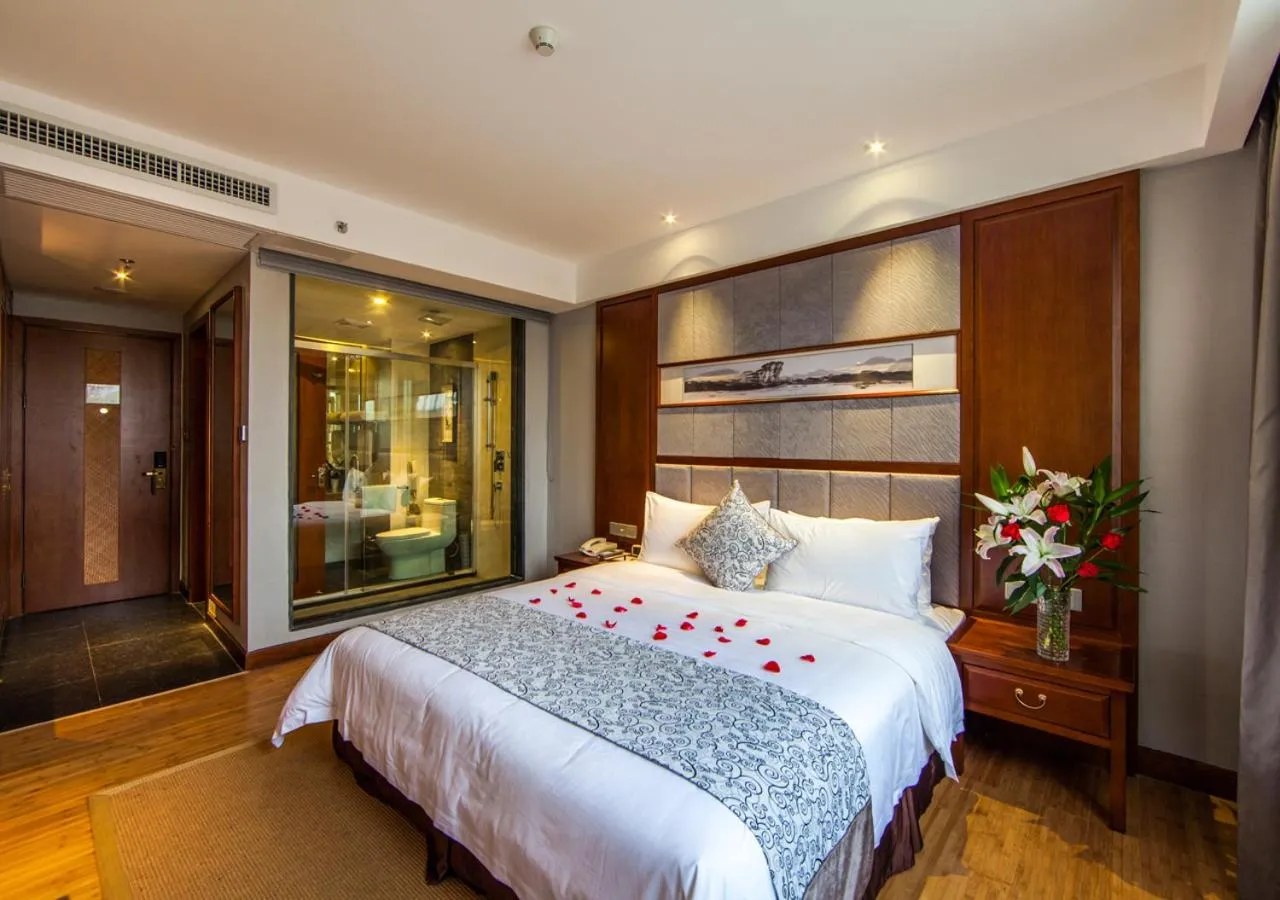 Bed in Fliport Garden Hotel Wuyishan