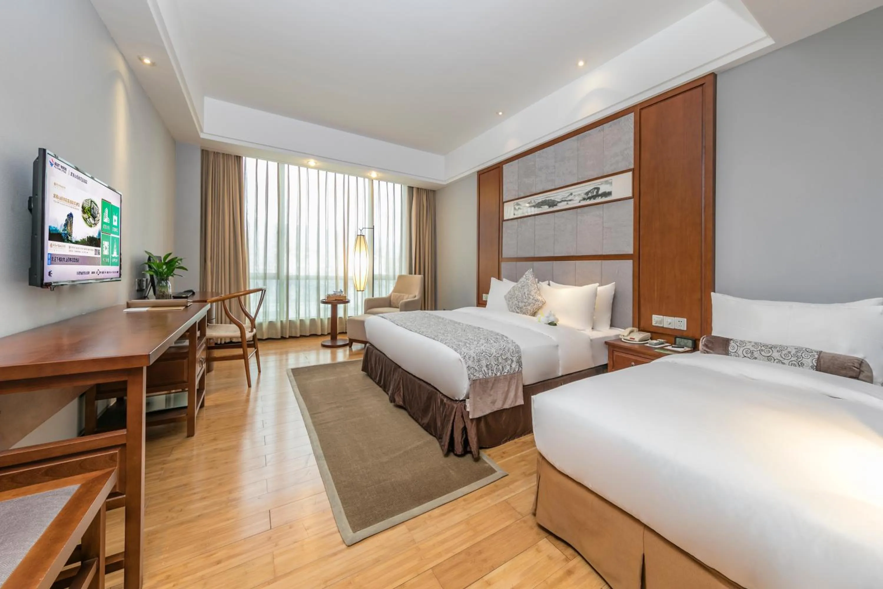 Bed in Fliport Garden Hotel Wuyishan