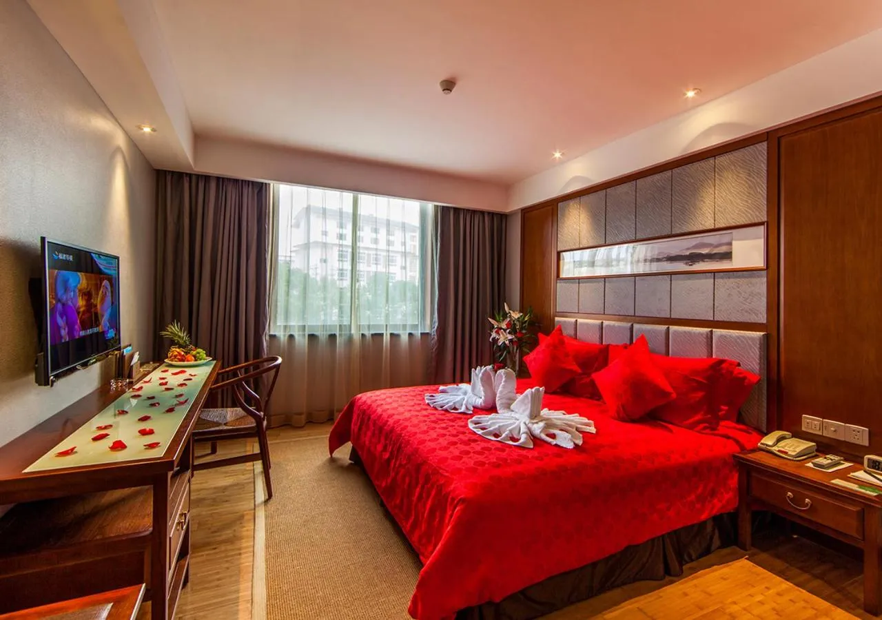 Bed in Fliport Garden Hotel Wuyishan