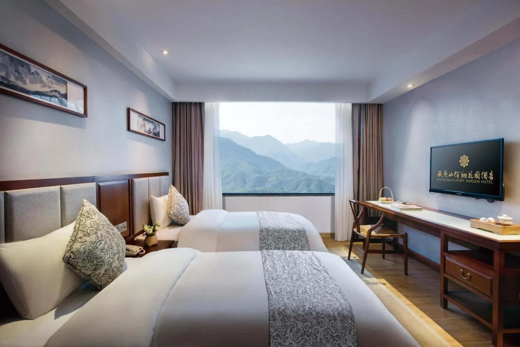 Bed in Fliport Garden Hotel Wuyishan