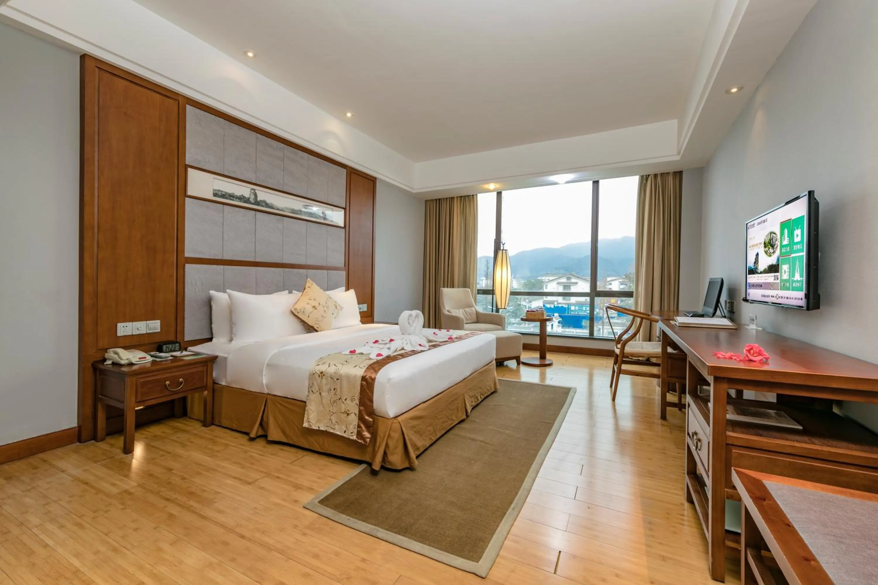 Bed in Fliport Garden Hotel Wuyishan