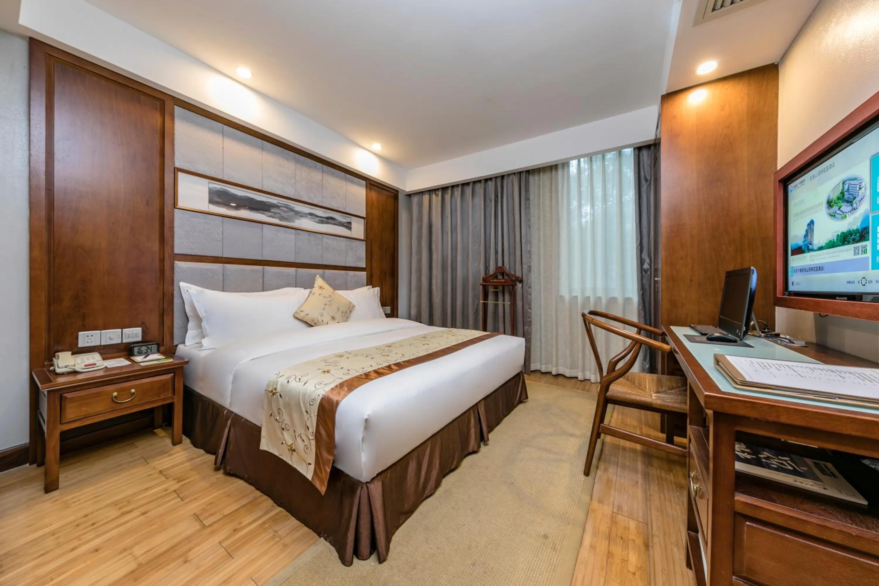 Bed in Fliport Garden Hotel Wuyishan