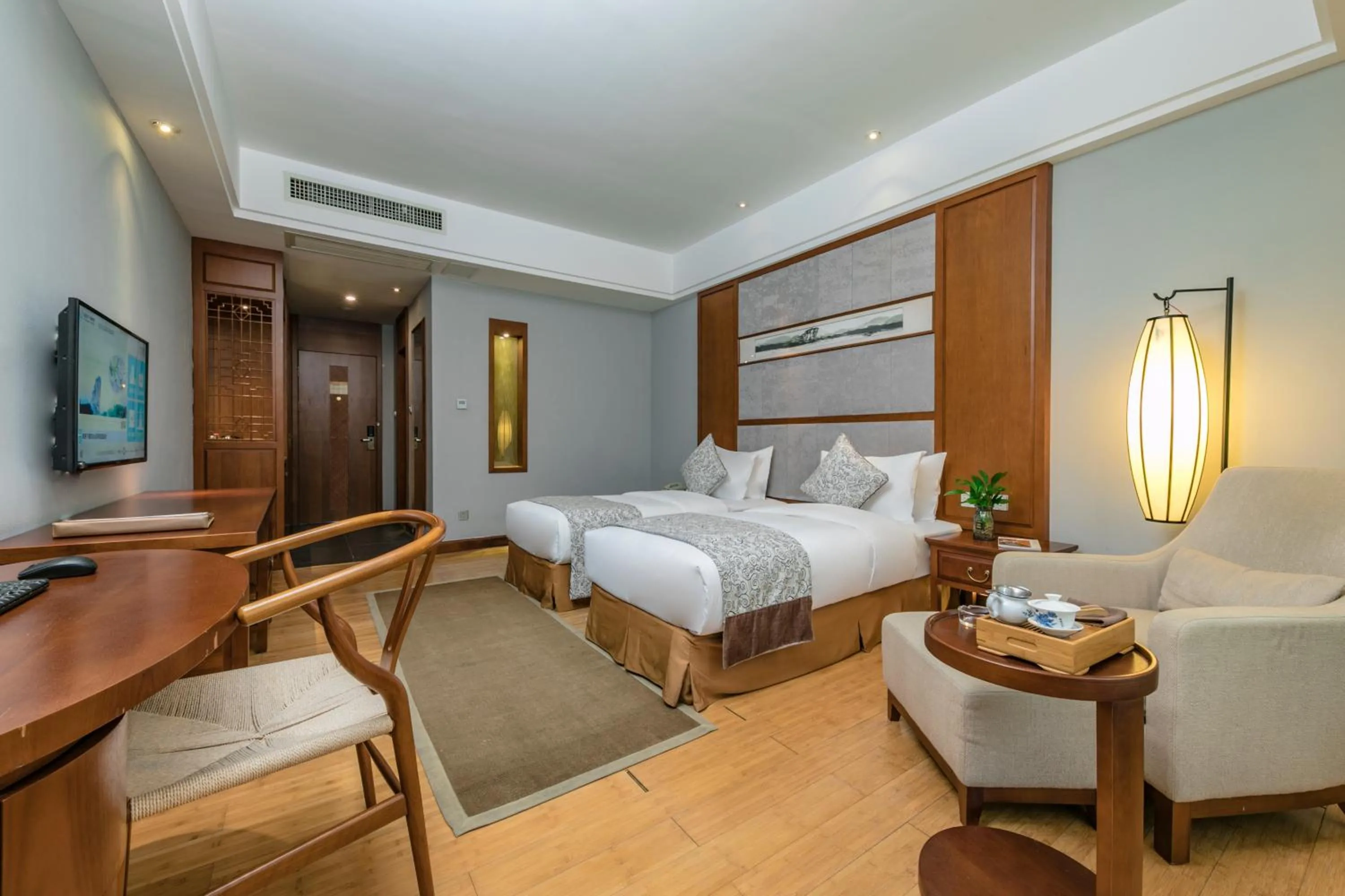 Bed in Fliport Garden Hotel Wuyishan