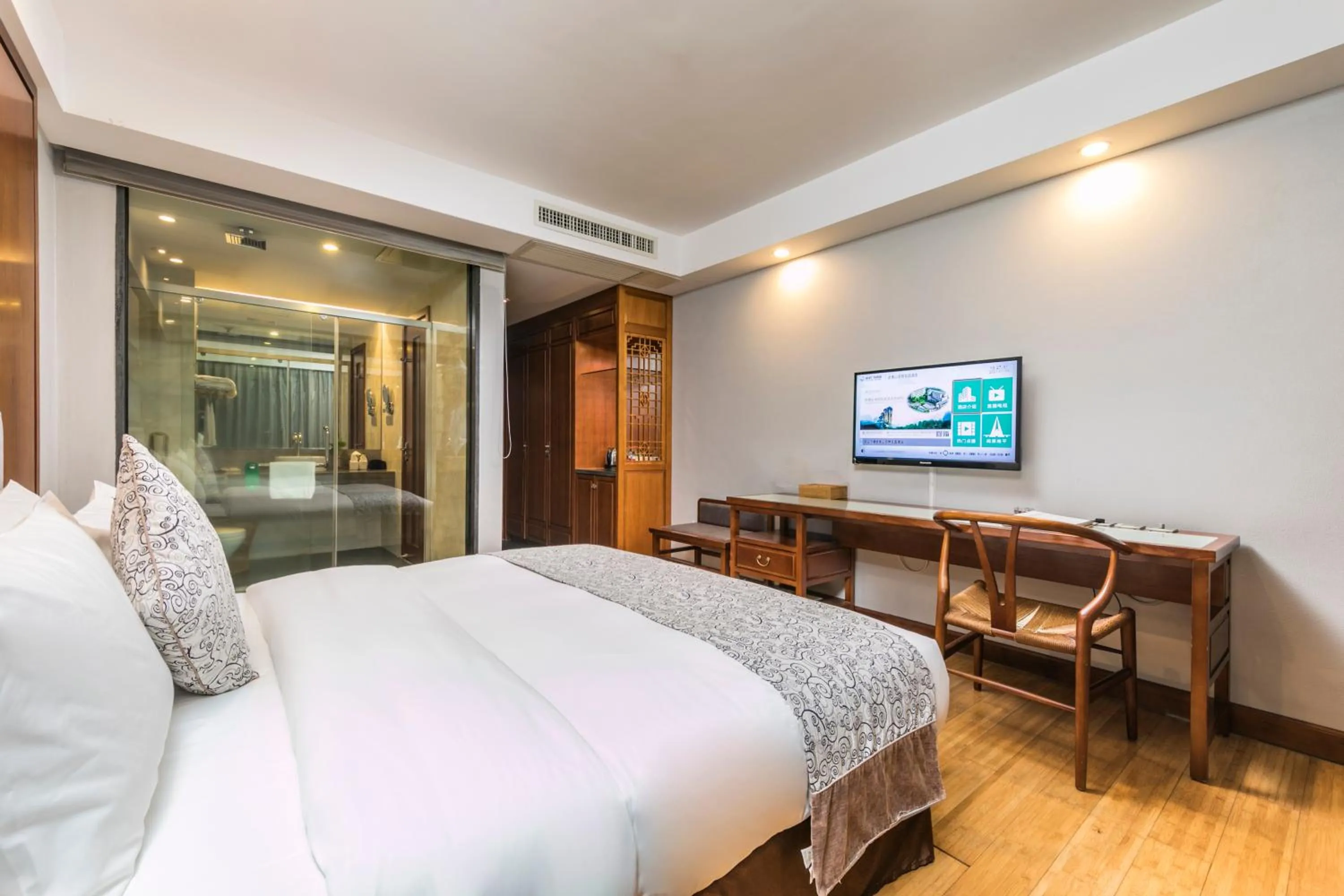 Bed in Fliport Garden Hotel Wuyishan