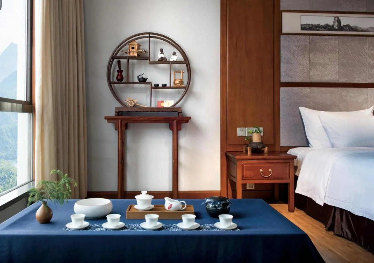 Bed in Fliport Garden Hotel Wuyishan