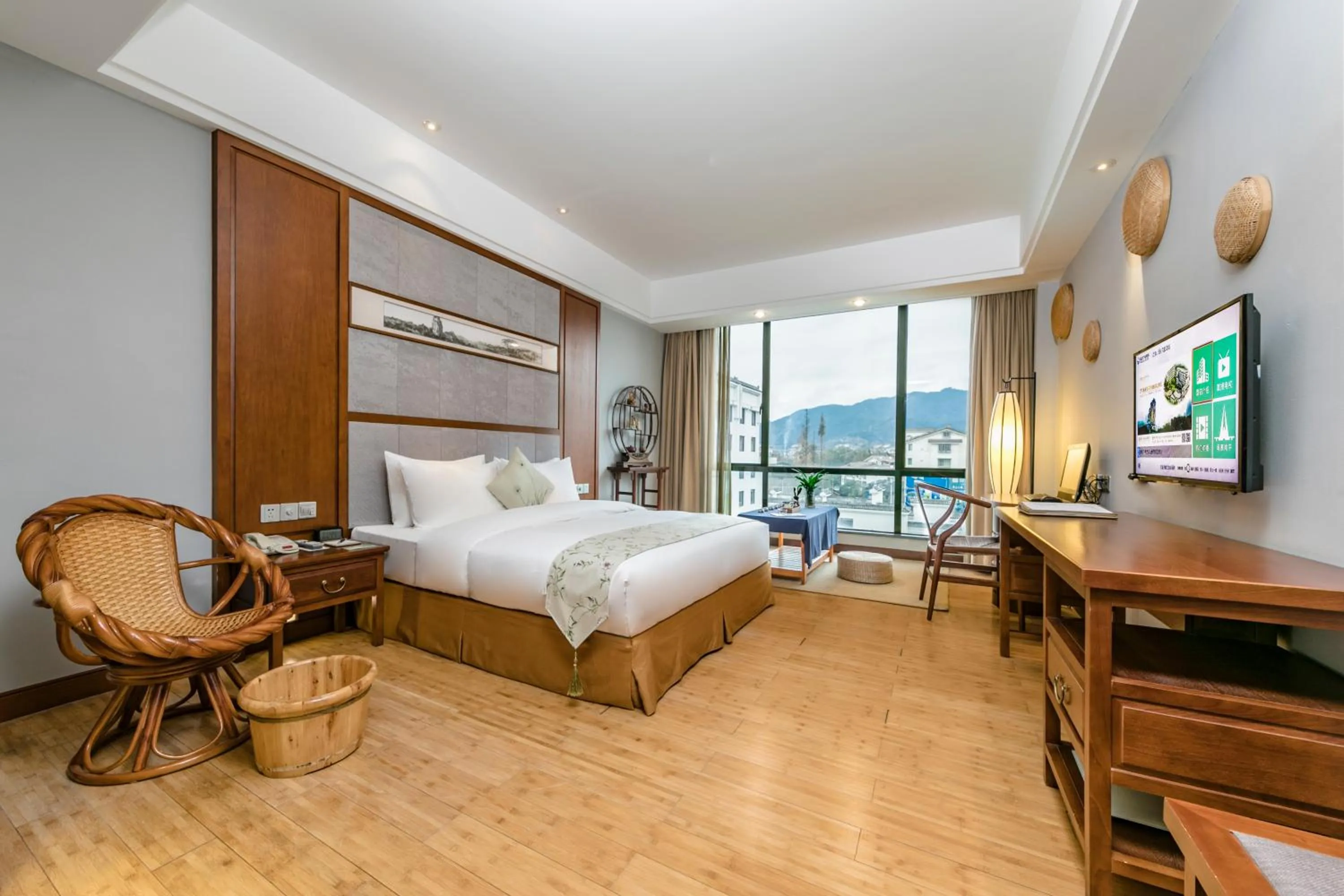 Bed in Fliport Garden Hotel Wuyishan