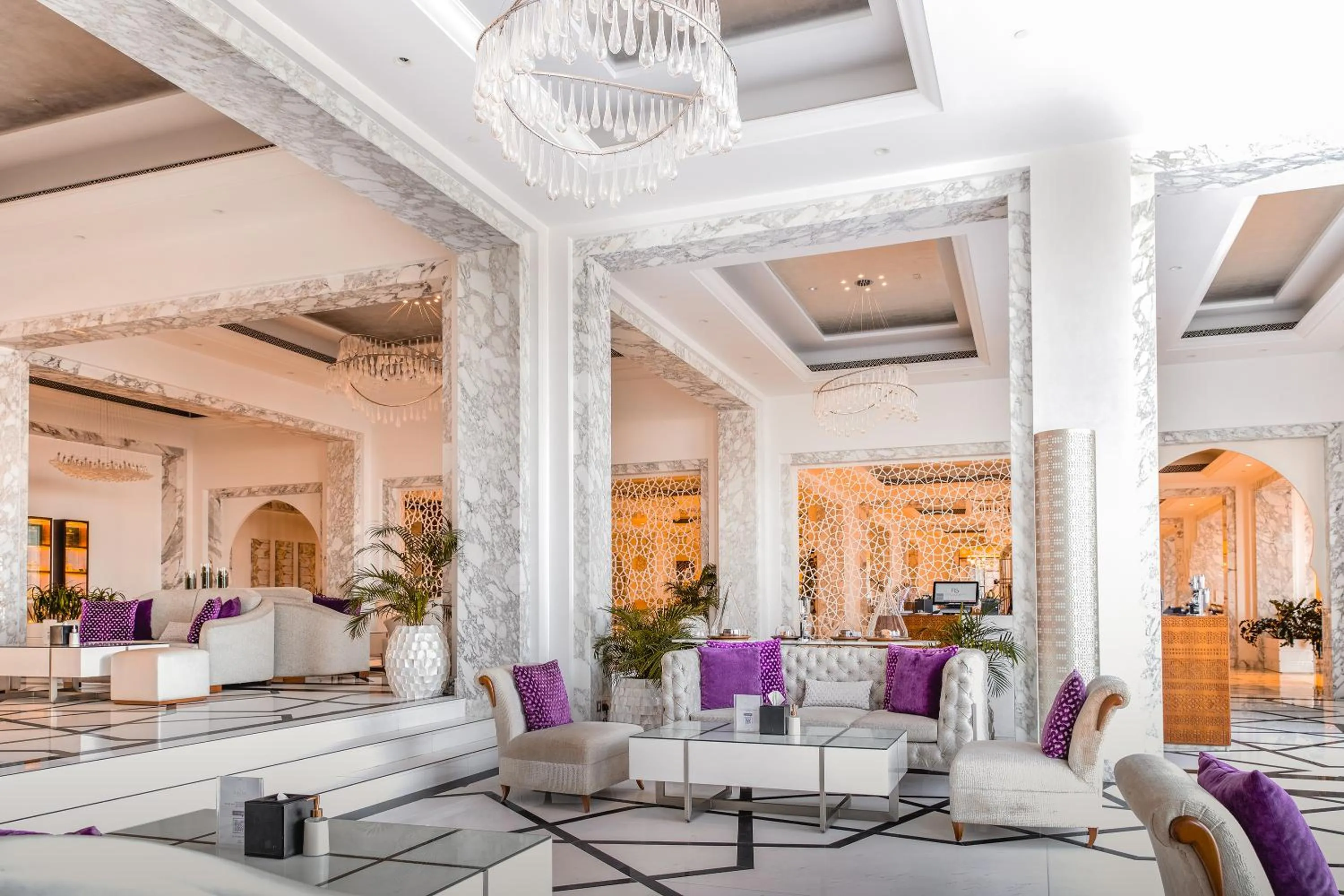 Seating area in Royal Saray Resort