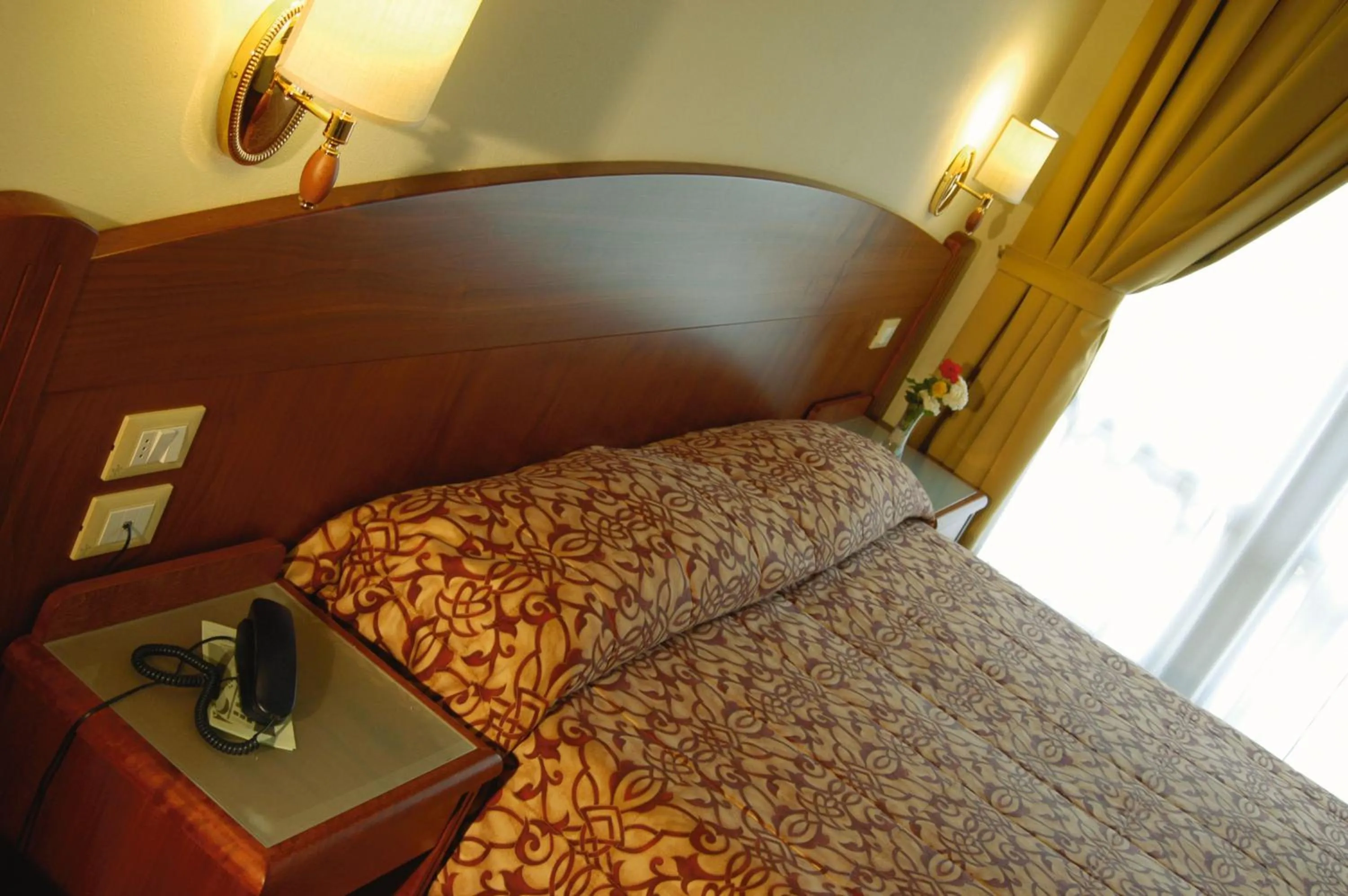Decorative detail, Bed in Hotel Smeraldo