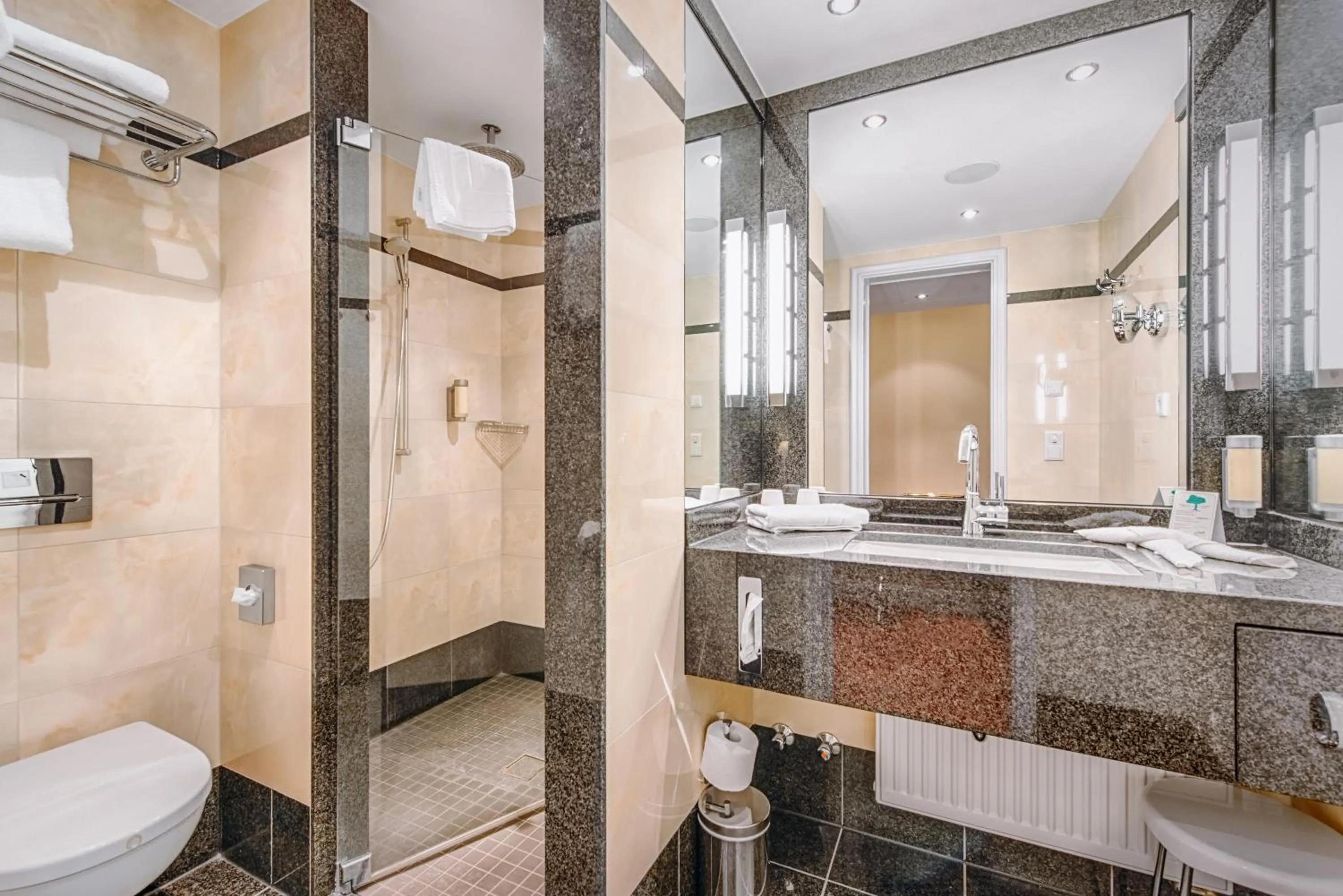 Toilet in Hotel Moosburger Hof