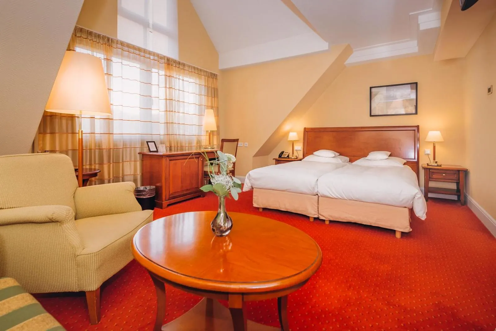 Bedroom, Bed in Hotel Moosburger Hof