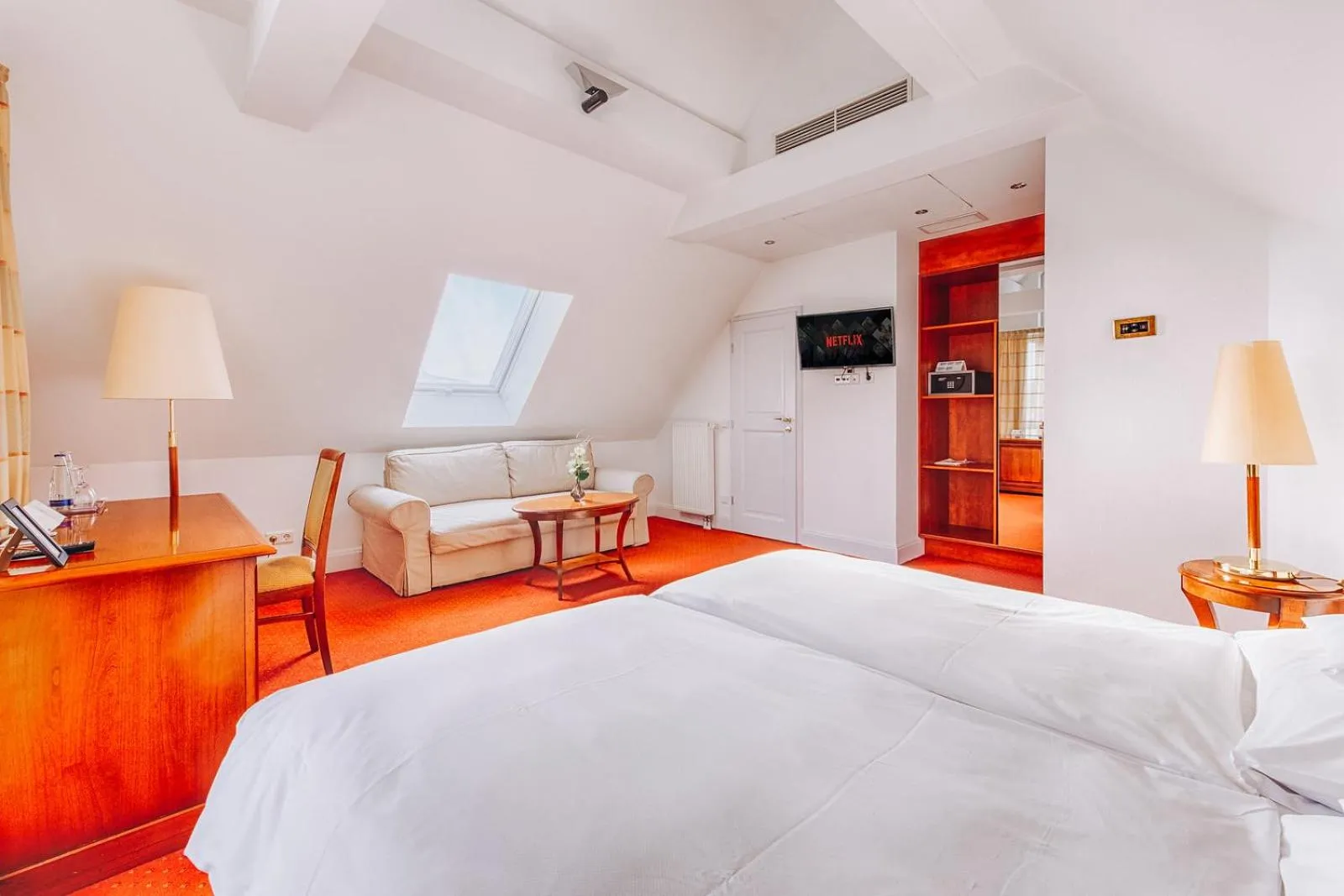 Bedroom, Bed in Hotel Moosburger Hof