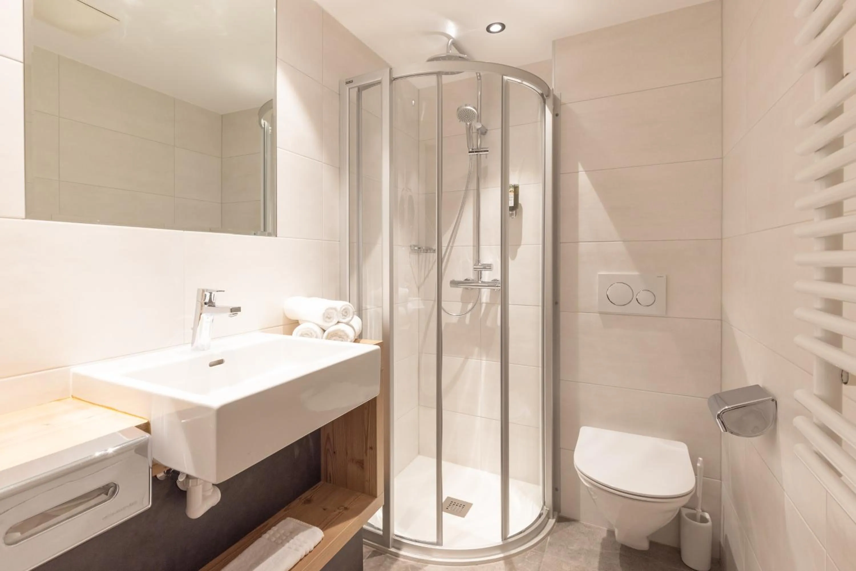 Bathroom in stefan Hotel