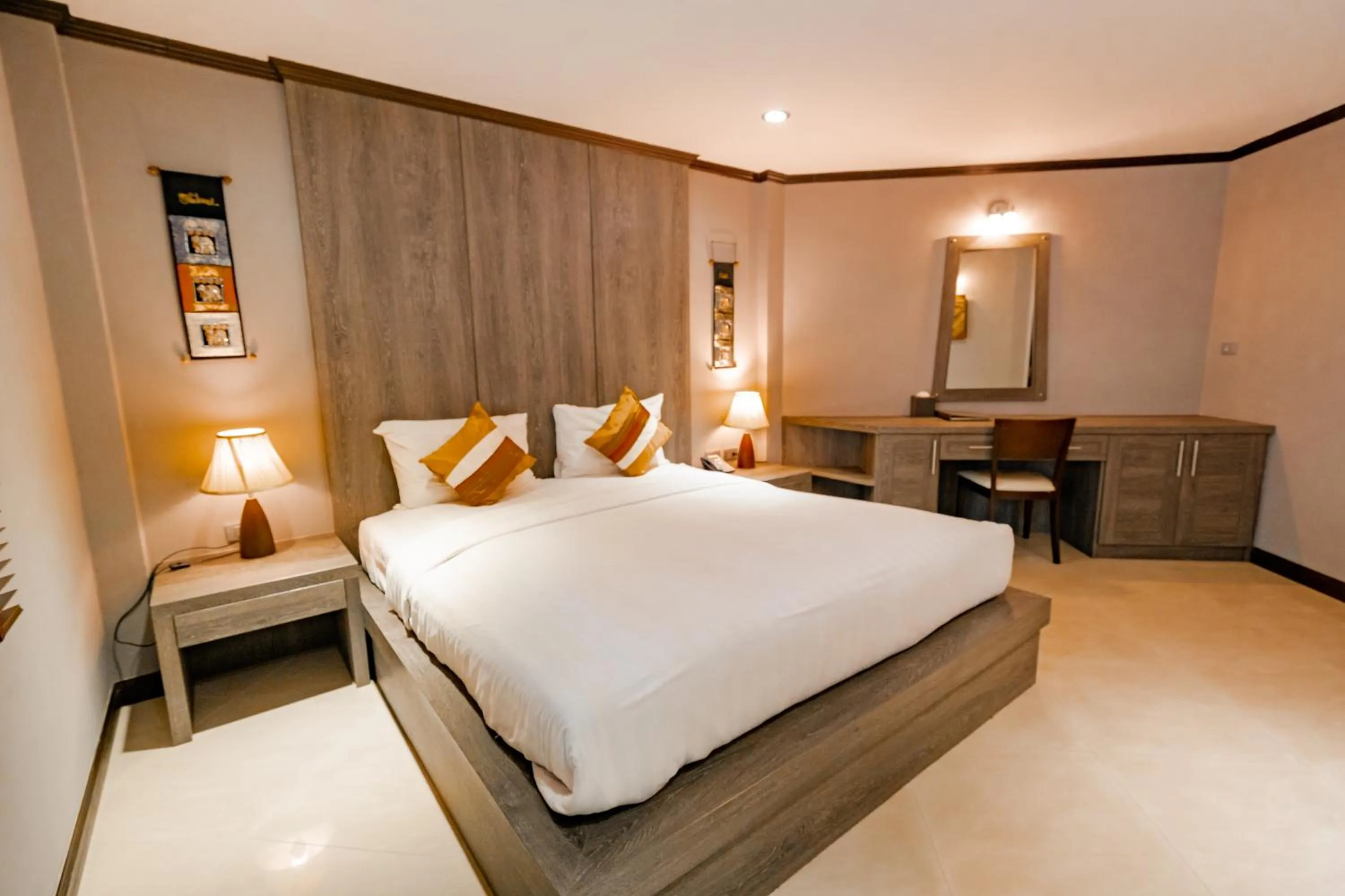 Bed in Naiya Buree Boutique Resort Nai Harn Beach