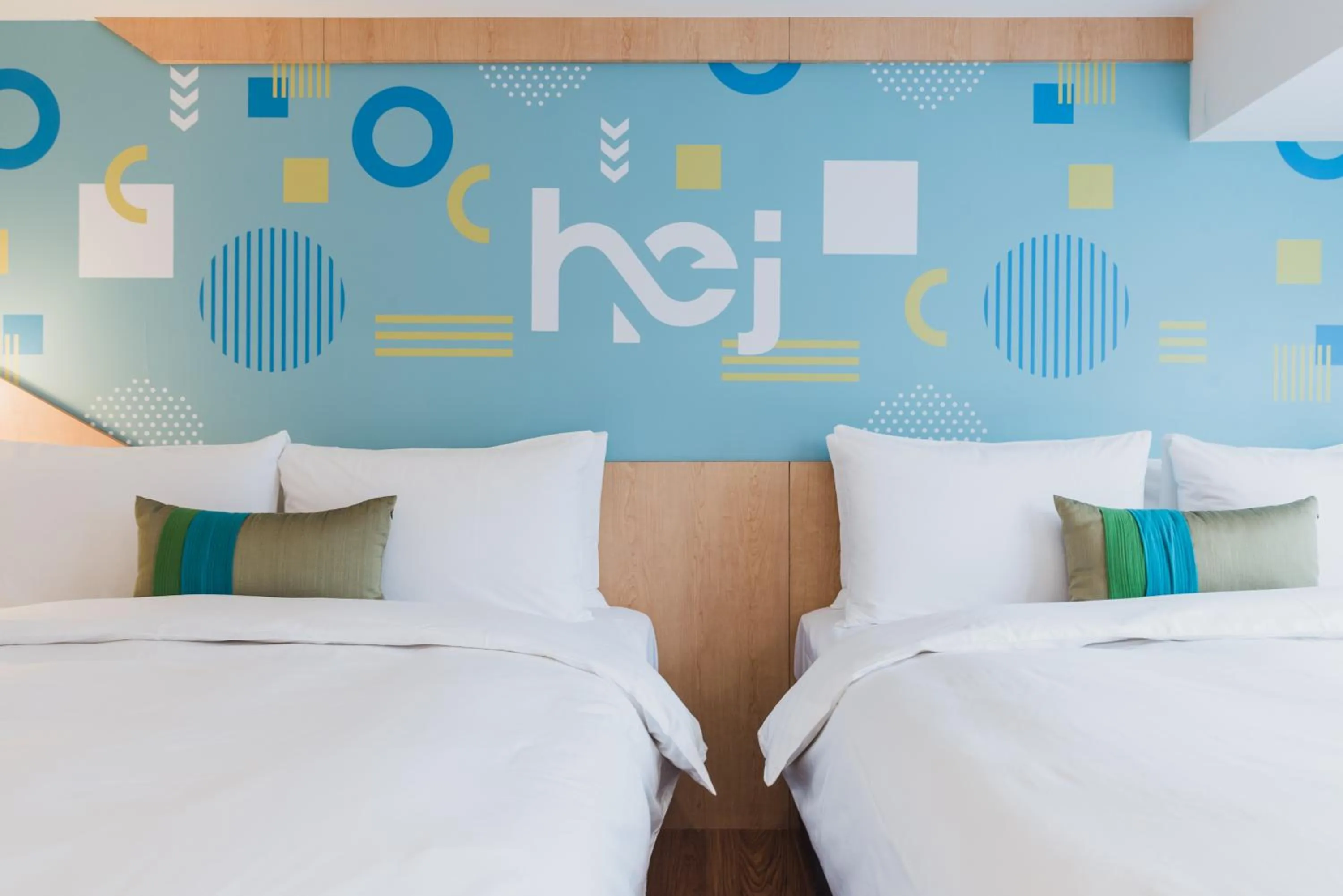 Photo of the whole room, Bed in Hej Taipei