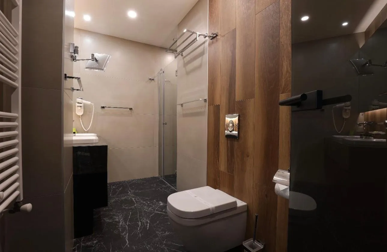 Shower in Panoramika Design Hotel