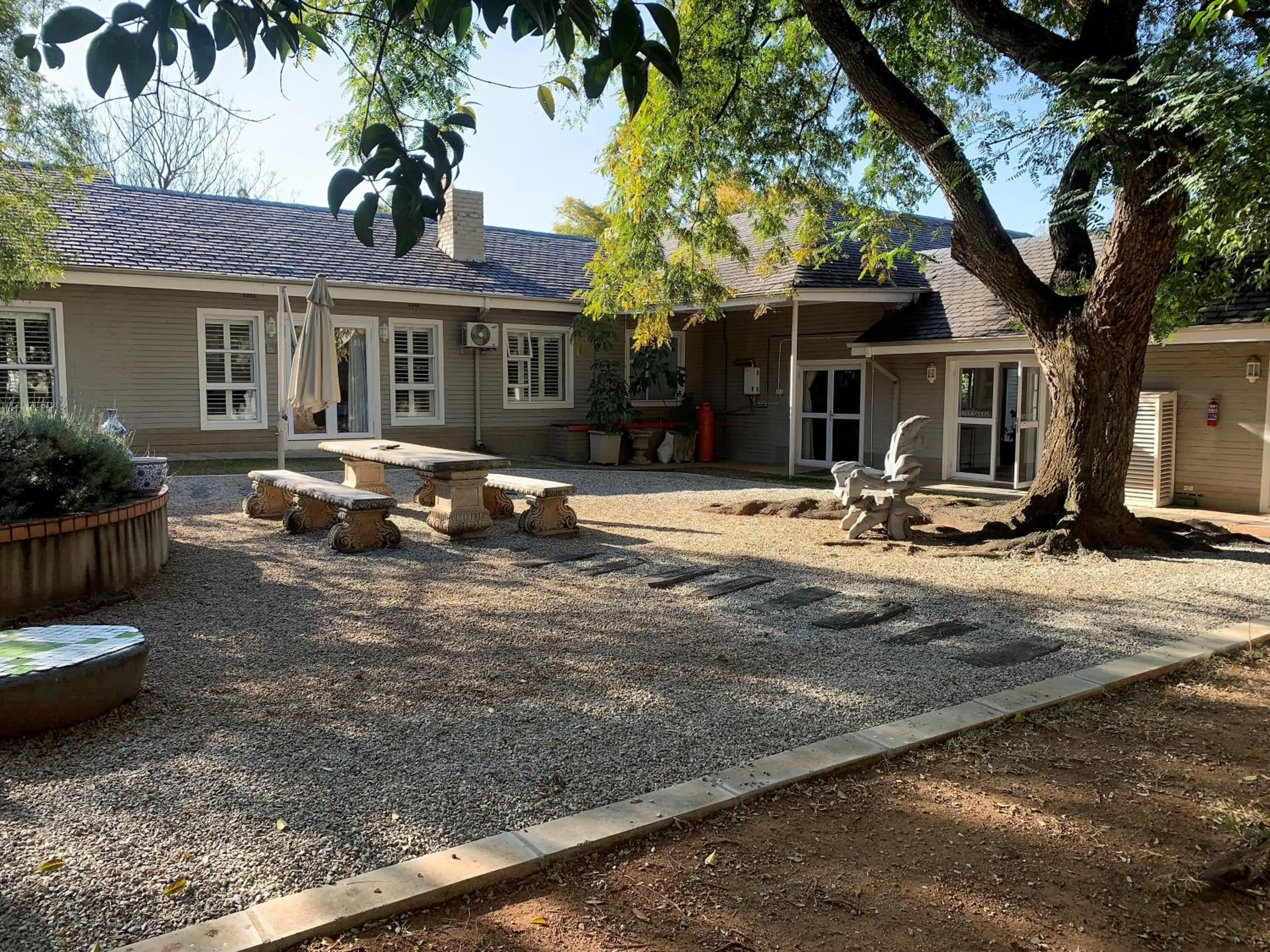 Inner courtyard view in The Wesley Boutique Hotel & Spa