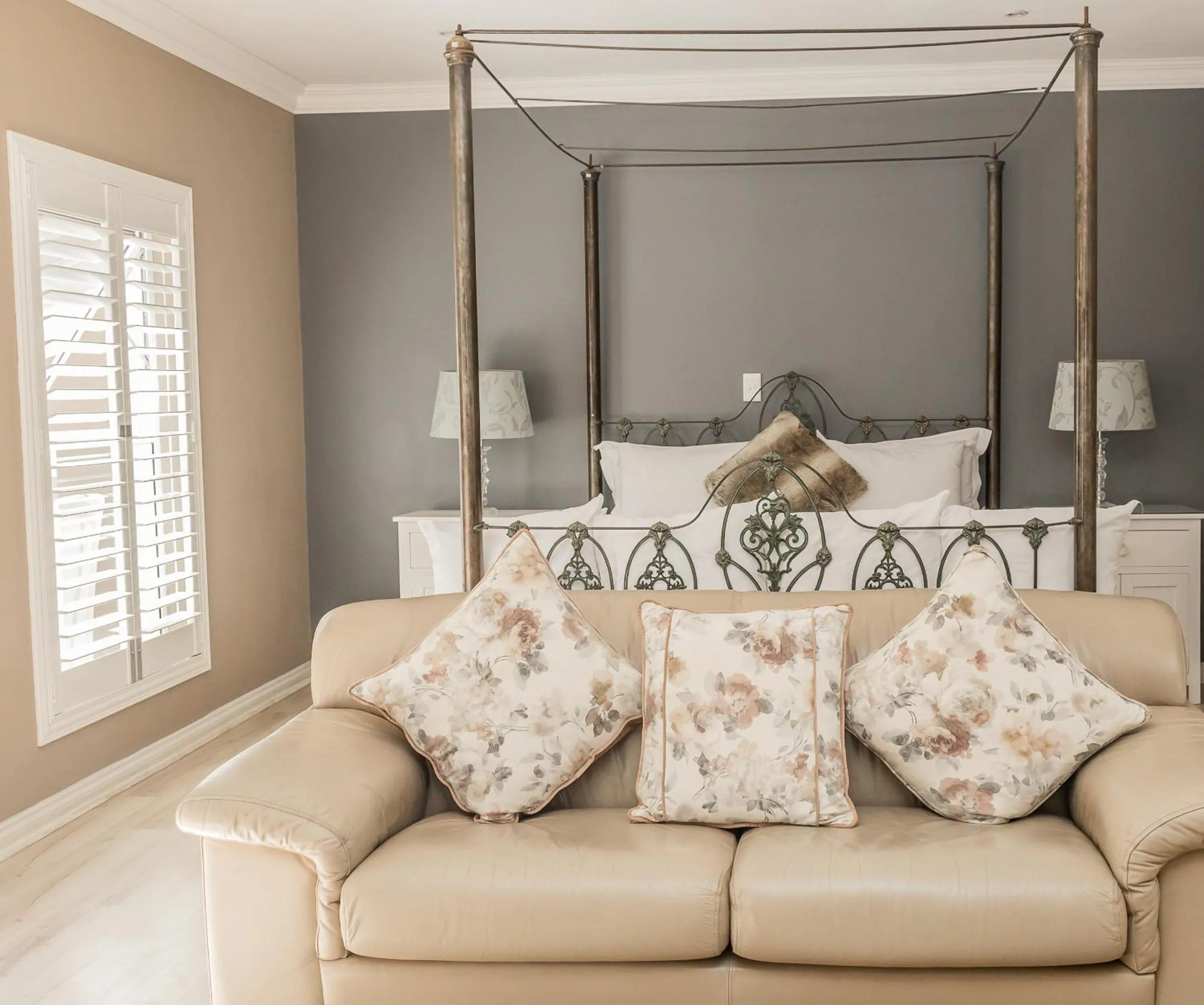 Bed in The Wesley Boutique Hotel & Spa