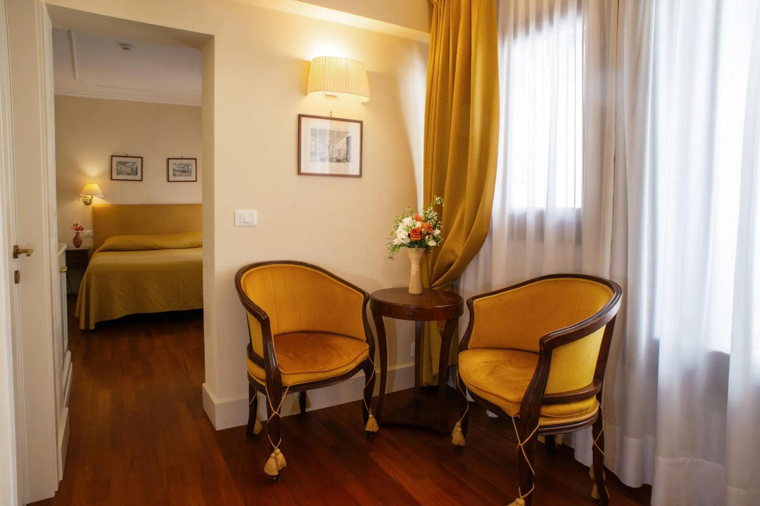 Bedroom, Bed in Hotel Agli Alboretti