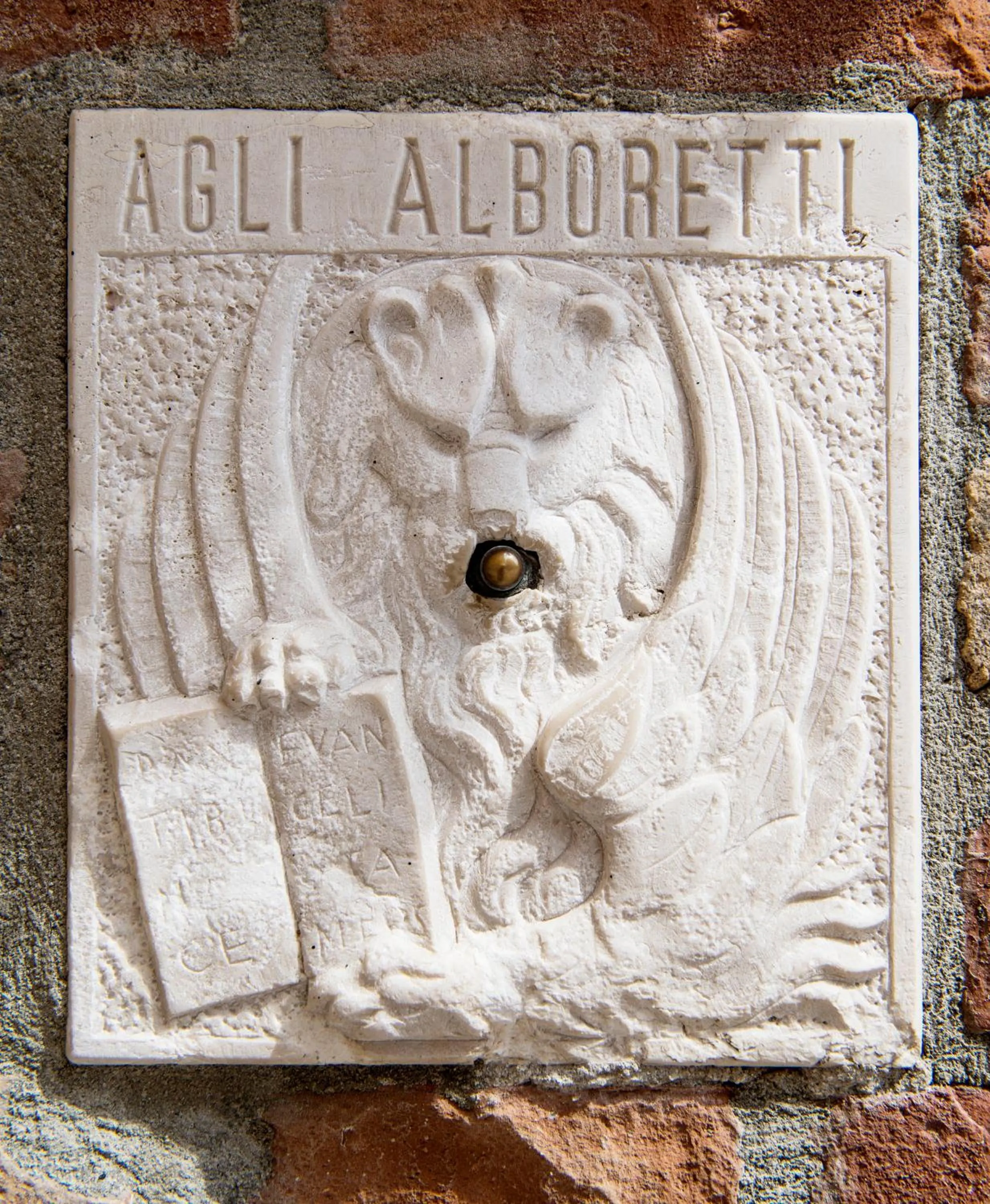 Decorative detail in Hotel Agli Alboretti