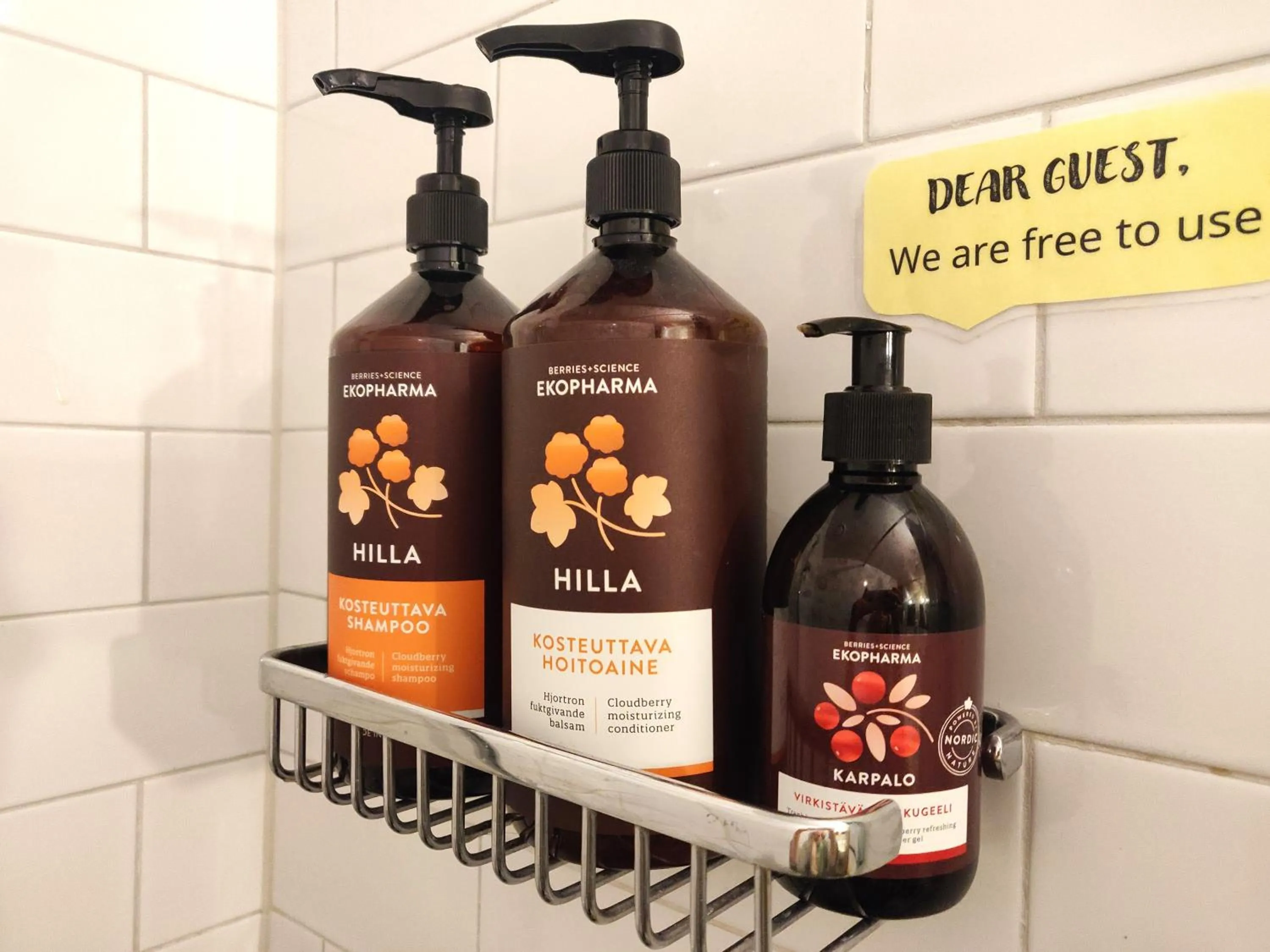 Shower in Hostel Suomenlinna