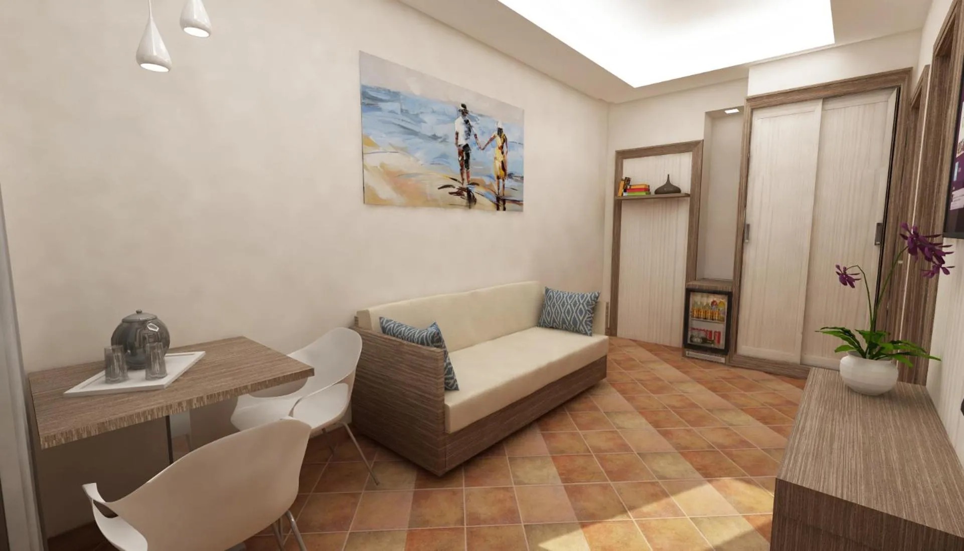 Living room in Paestum Inn Beach Resort