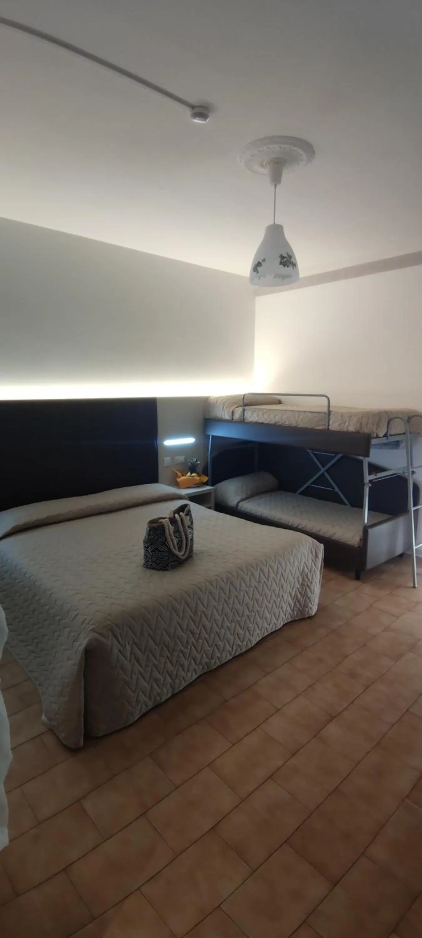 Bed in Hotel Losanna Cervia