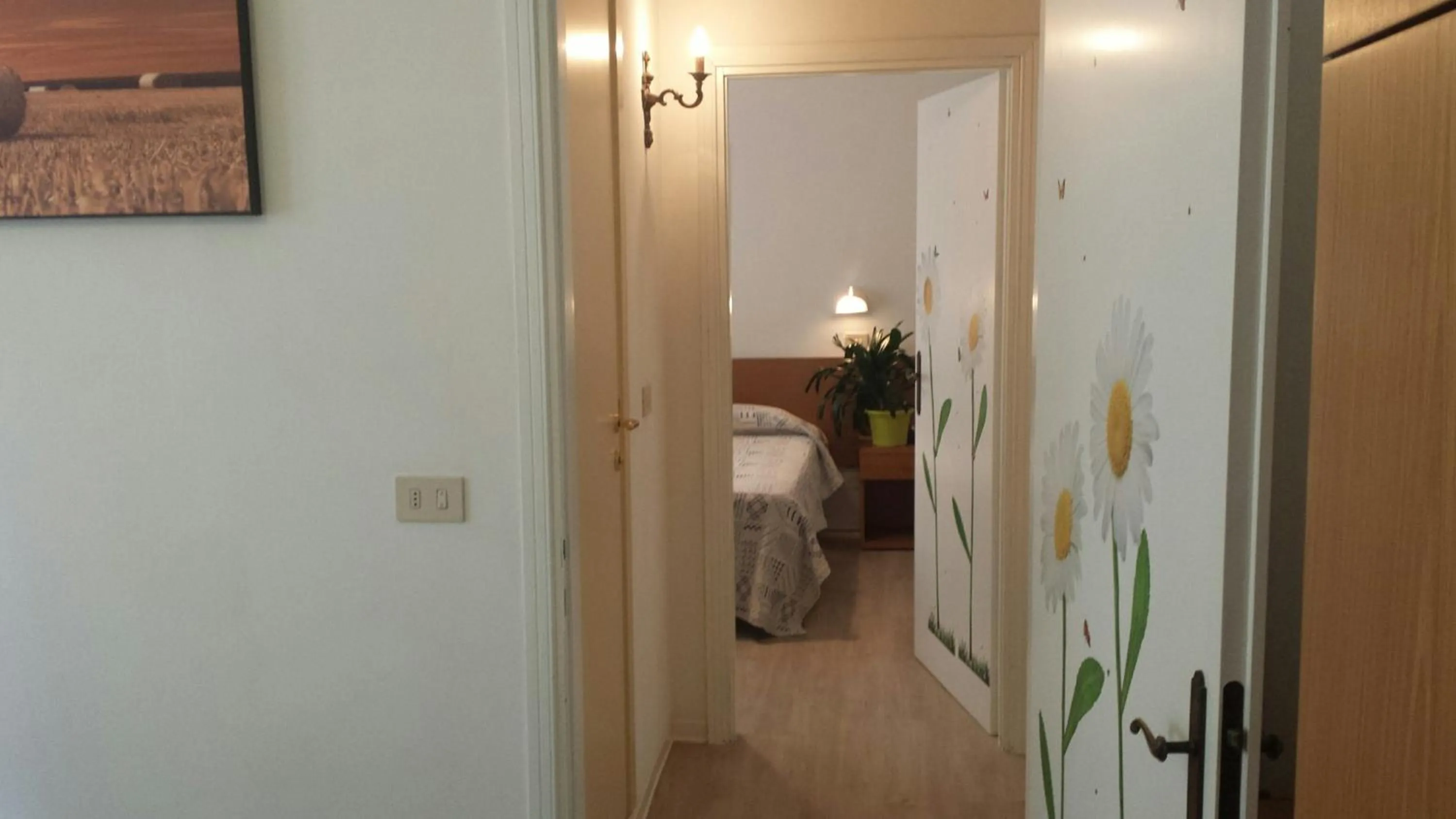 Bed in Hotel Losanna Cervia