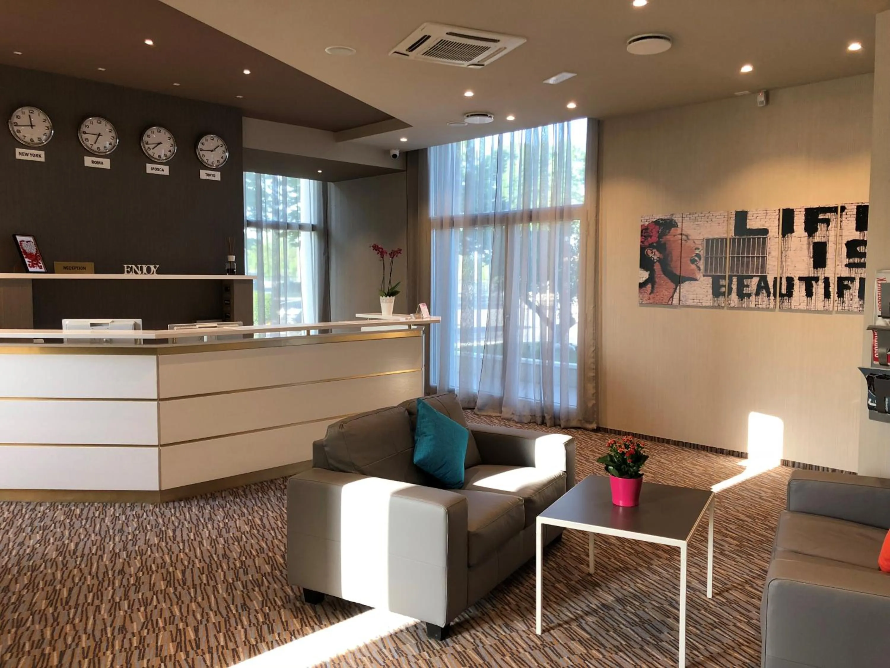 Lobby or reception in Hotel Enjoy