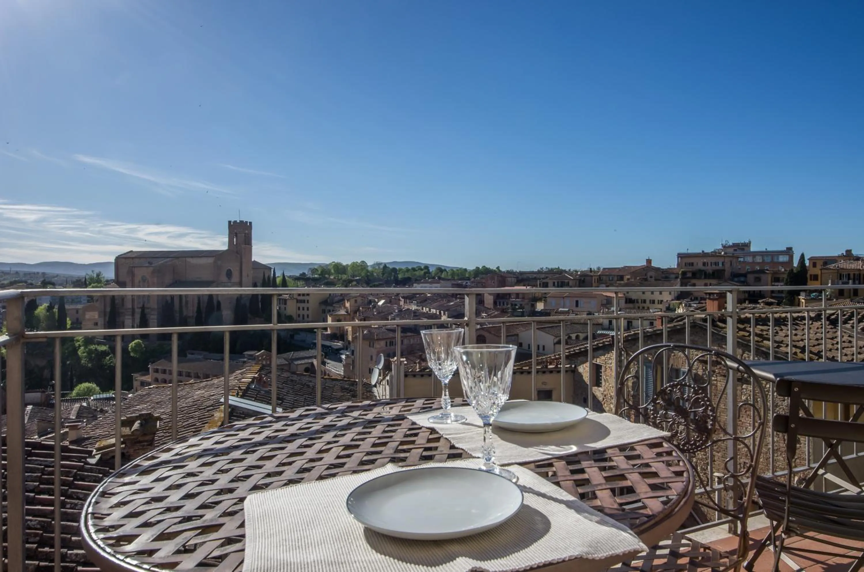 Balcony/Terrace in I Terzi Di Siena - Rooms Only