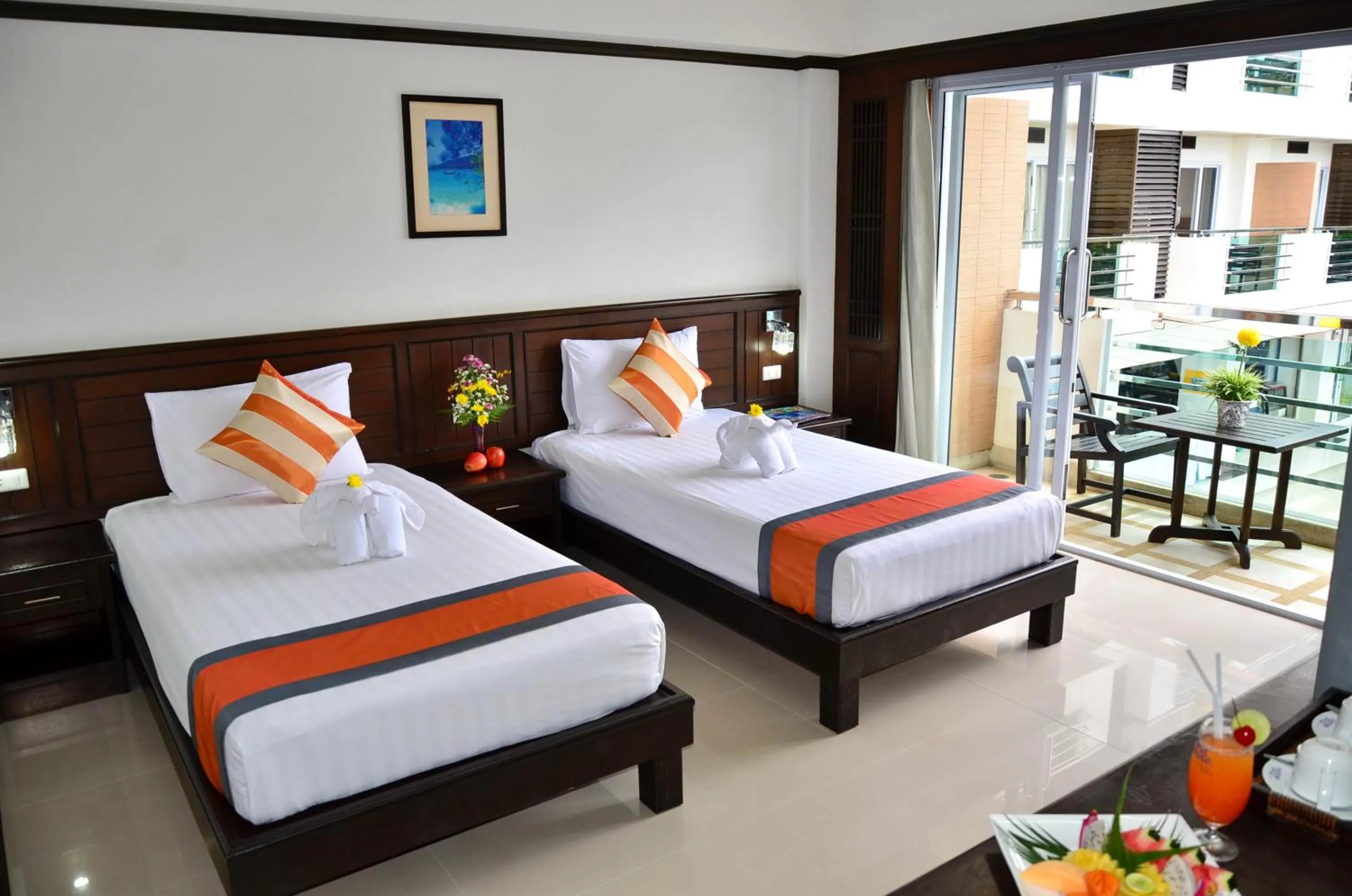 Bed in First Residence Hotel