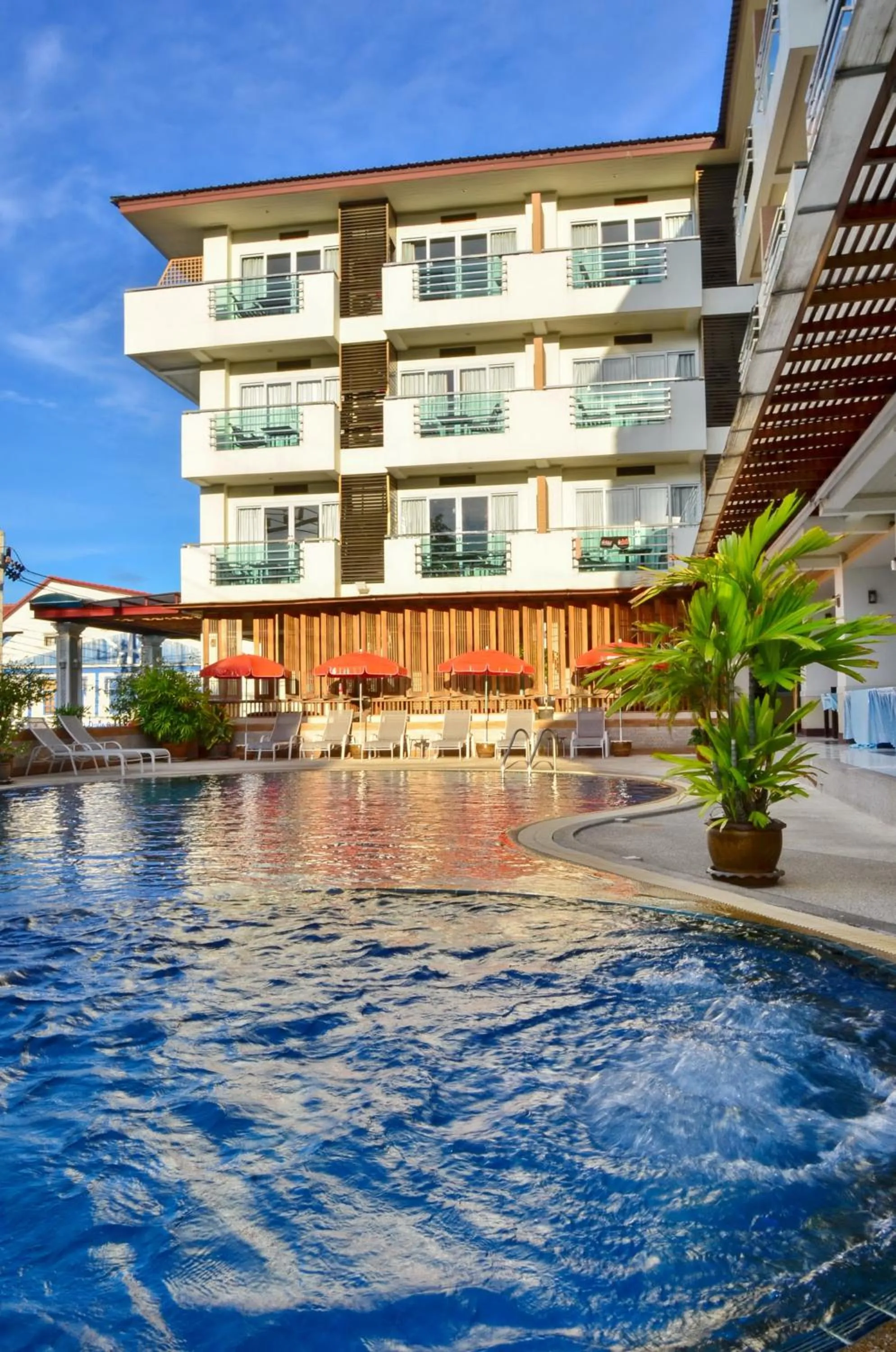 Swimming pool in First Residence Hotel