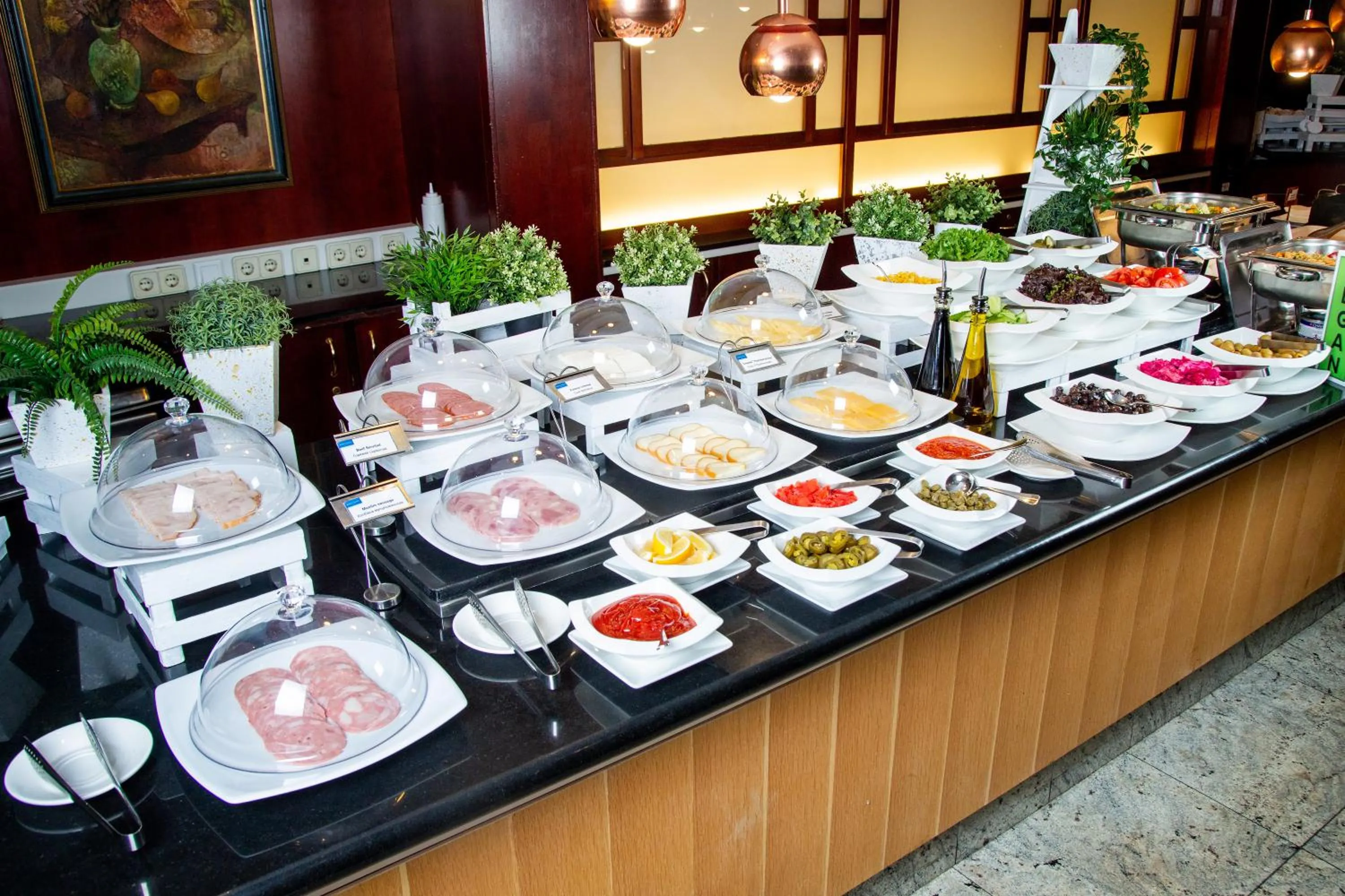 Breakfast in Rahat Palace Hotel