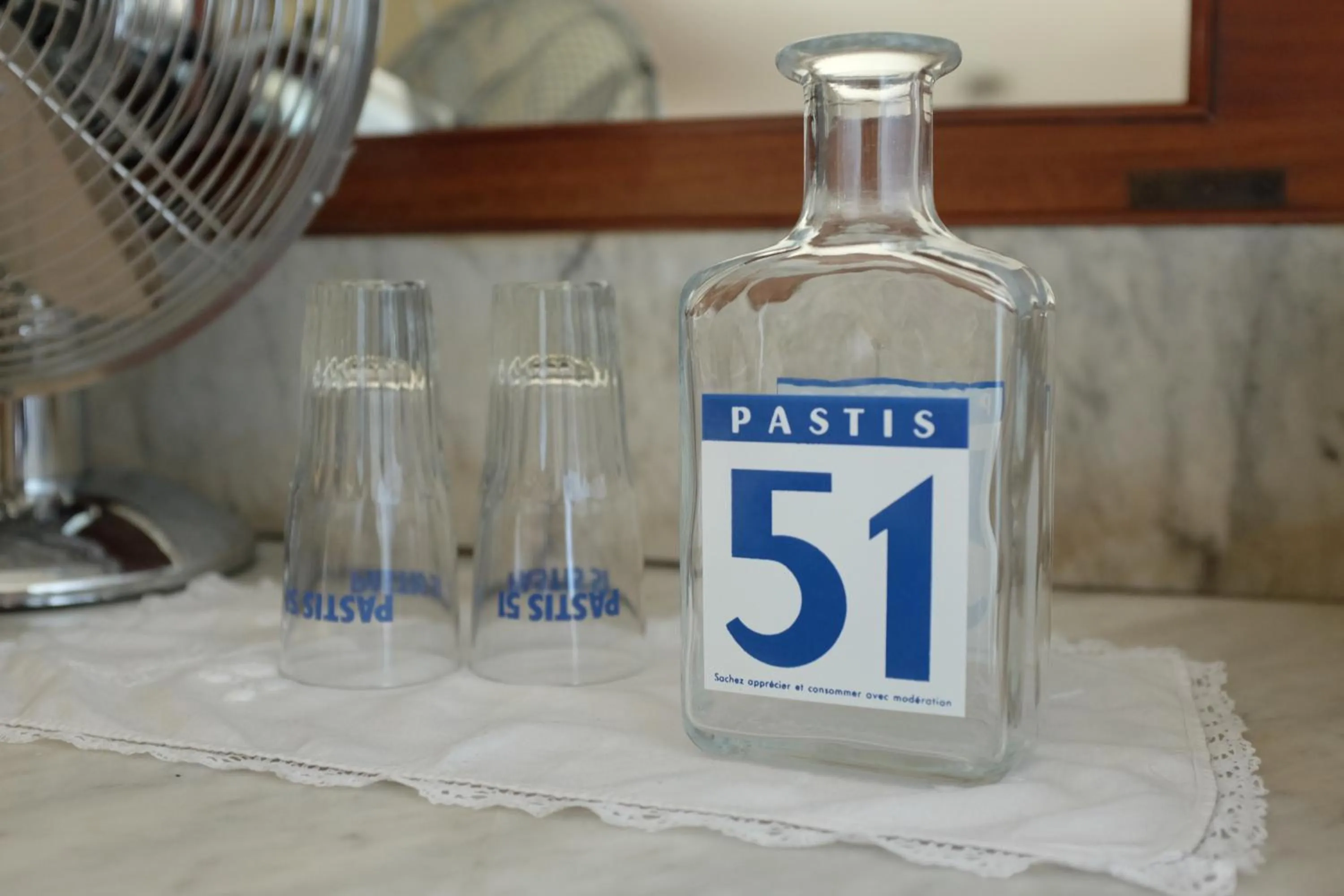 Decorative detail in Logis Pastis