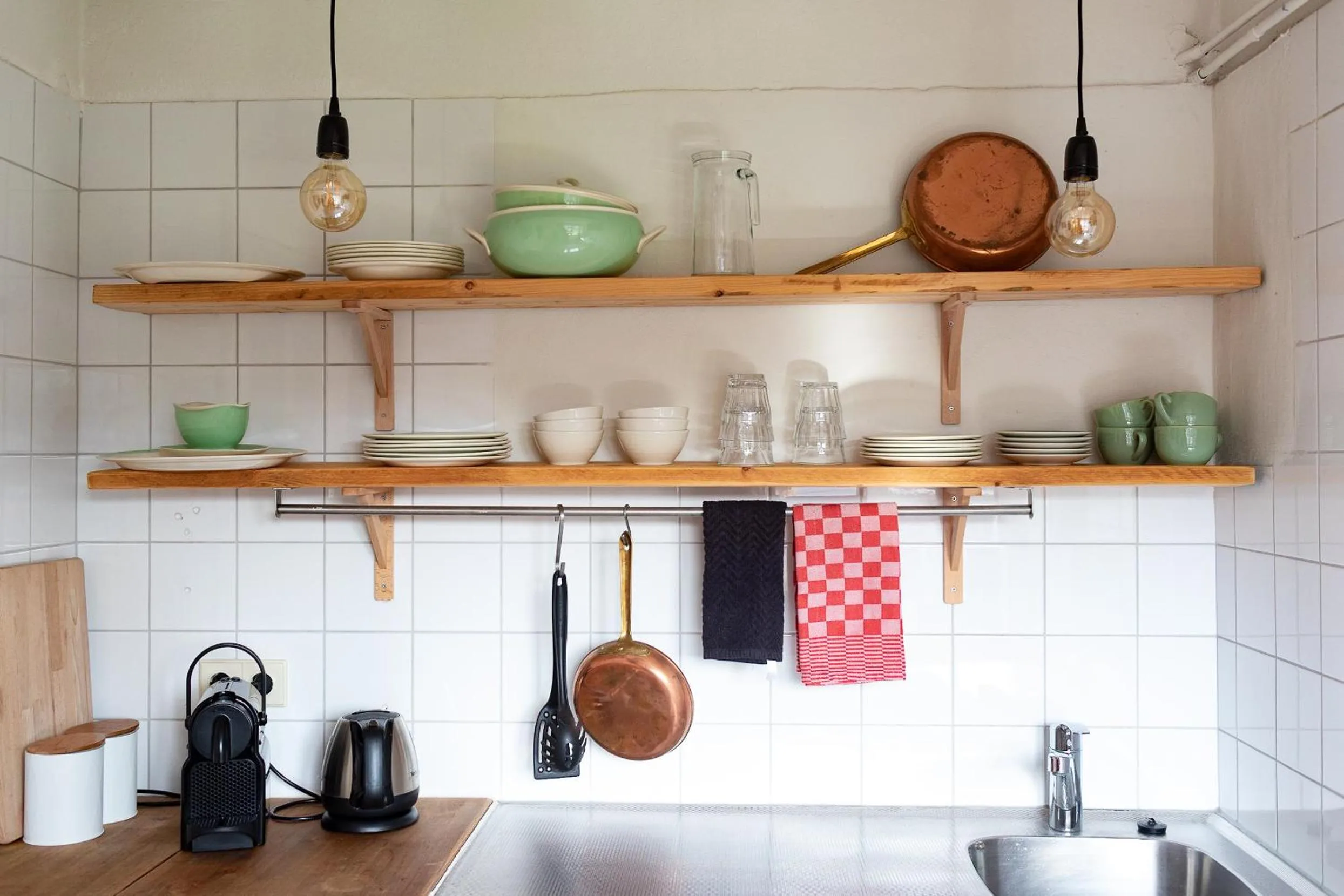 Kitchen or kitchenette in Logis Pastis