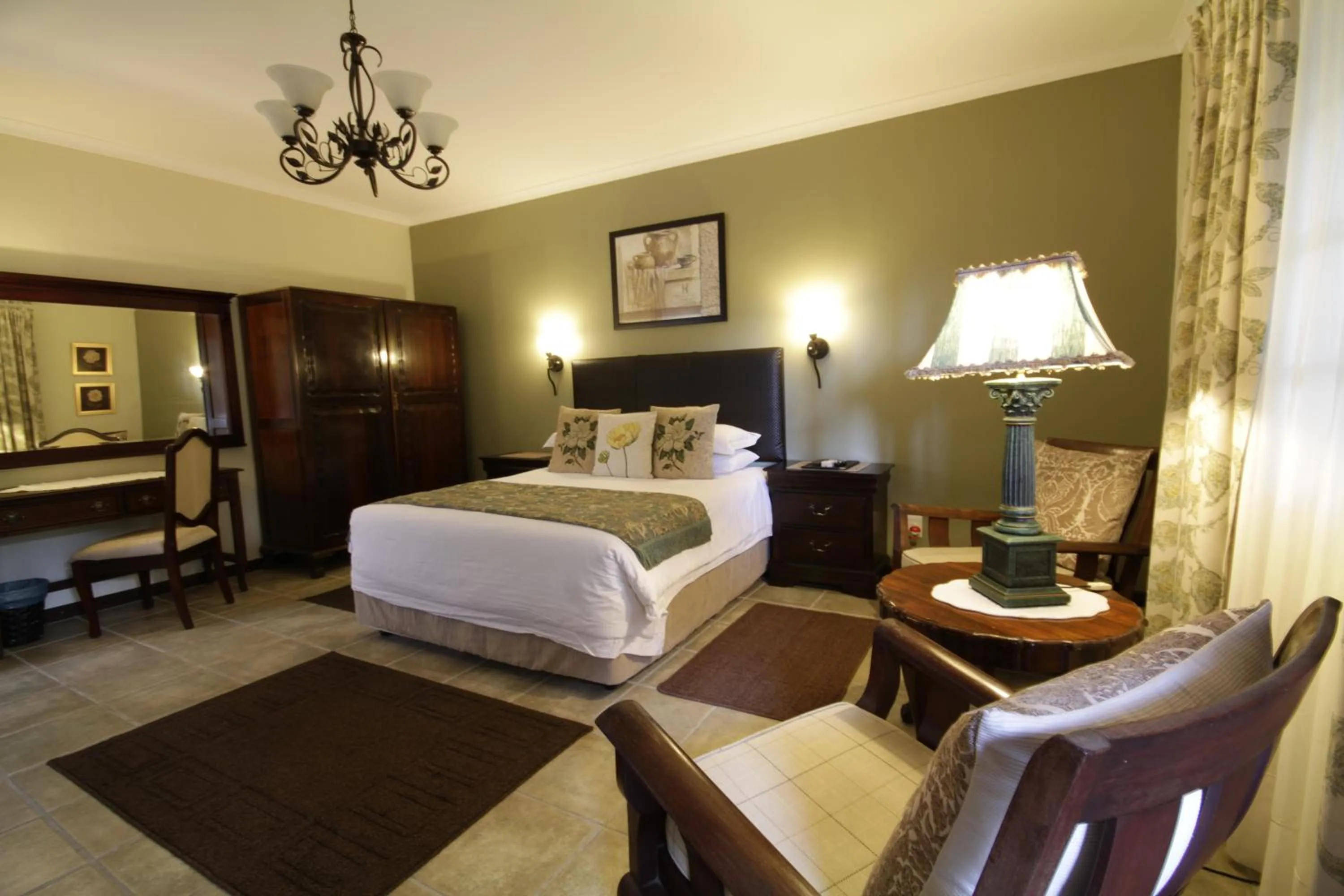 Bedroom, Bed in Farmhouse Lodge