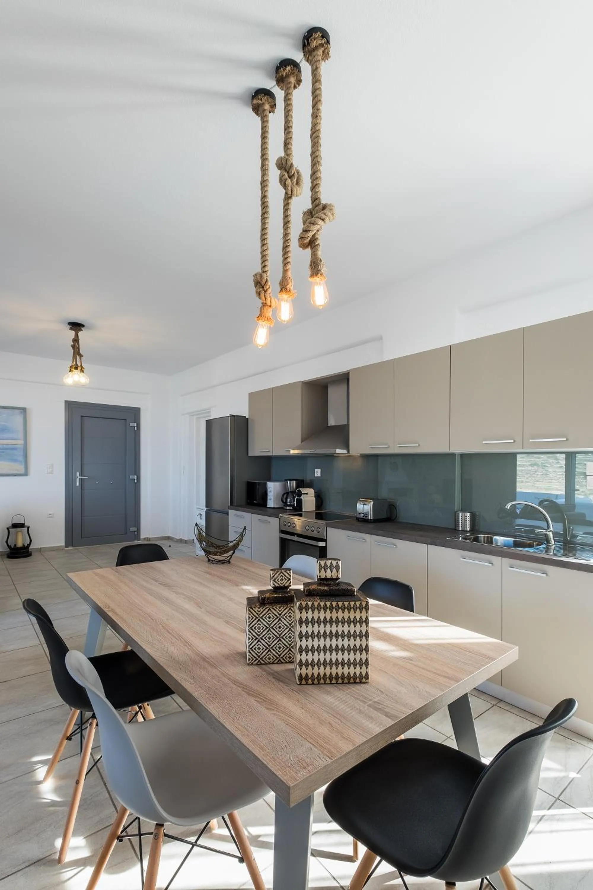 Dining area in Paros Villas Nereids