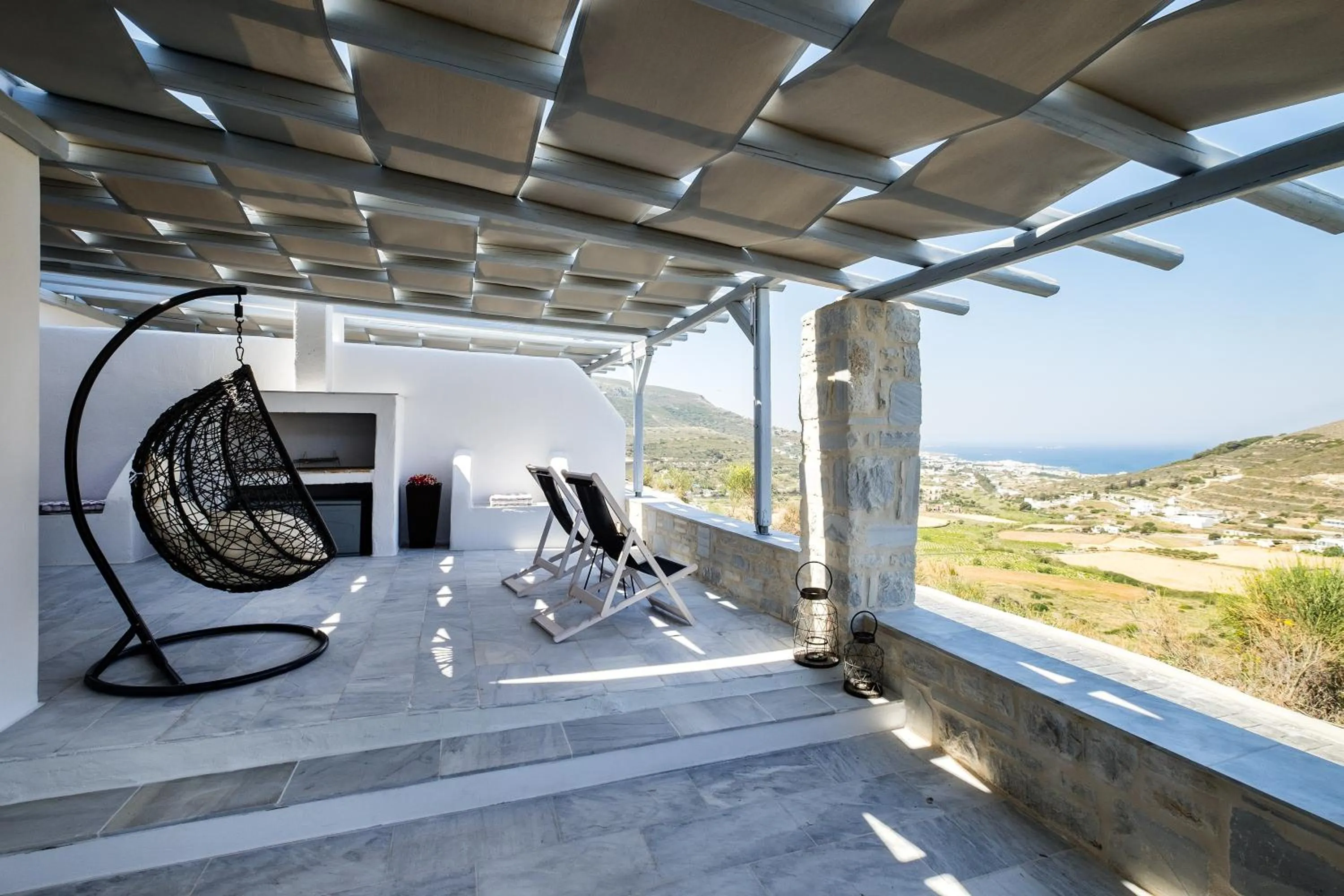 Patio in Paros Villas Nereids