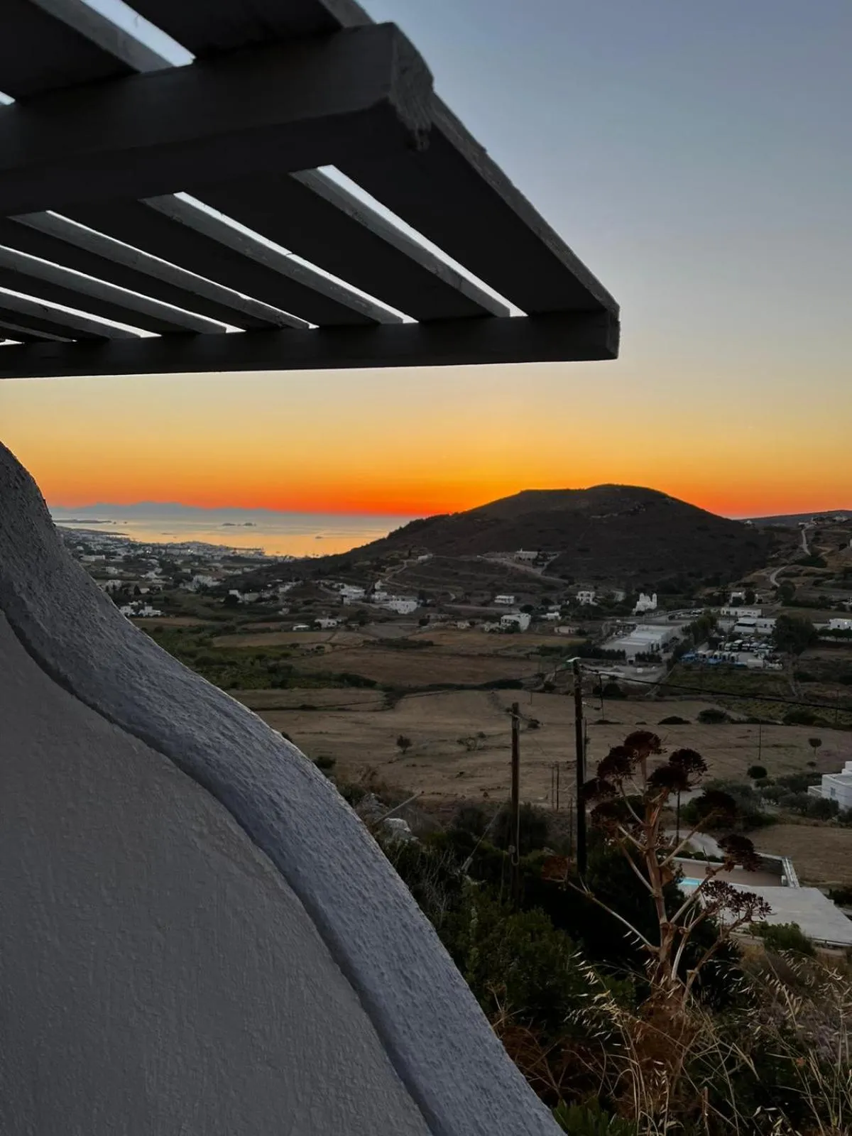Sea view in Paros Villas Nereids