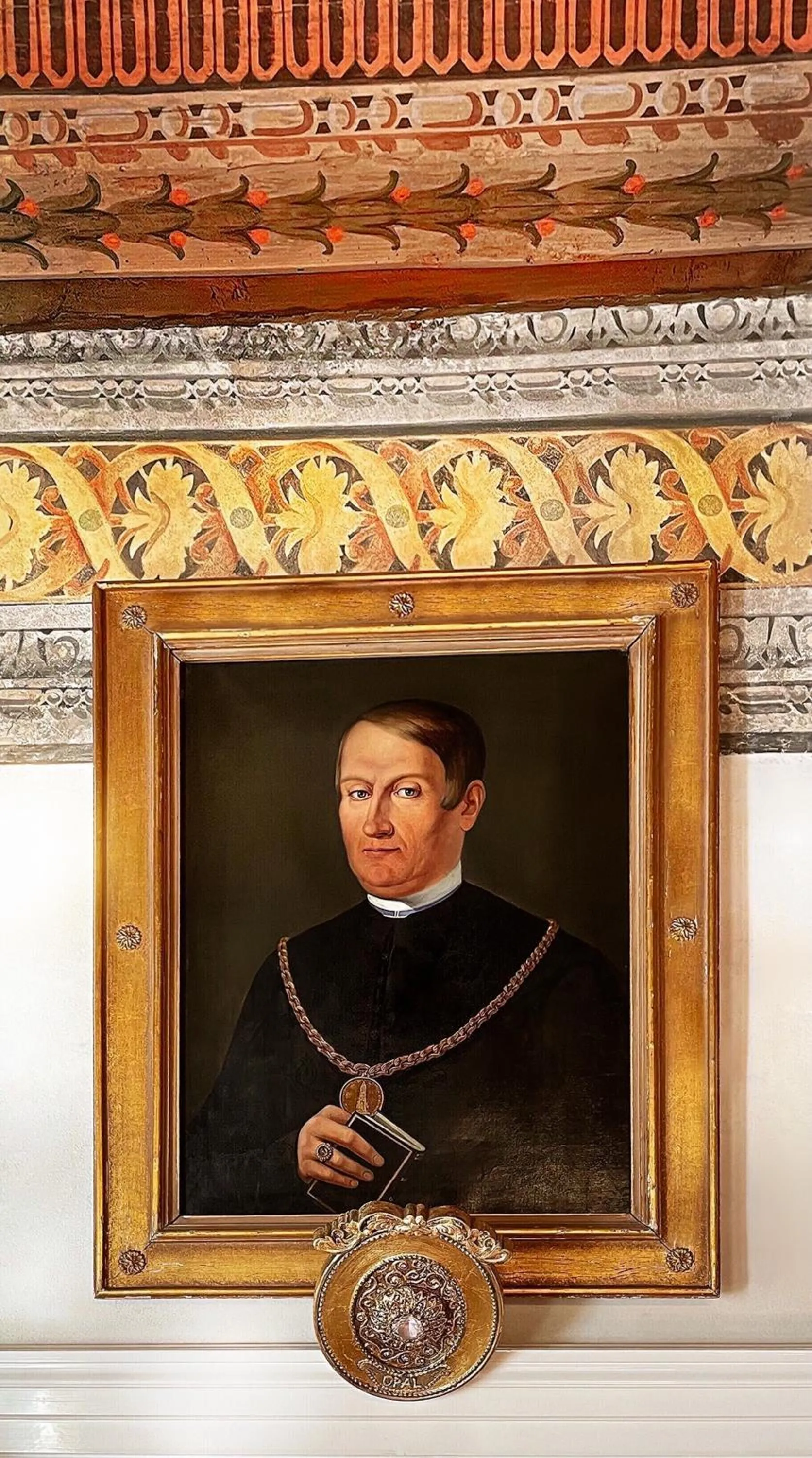 Decorative detail in Alchymist Prague Castle Suites Hotel