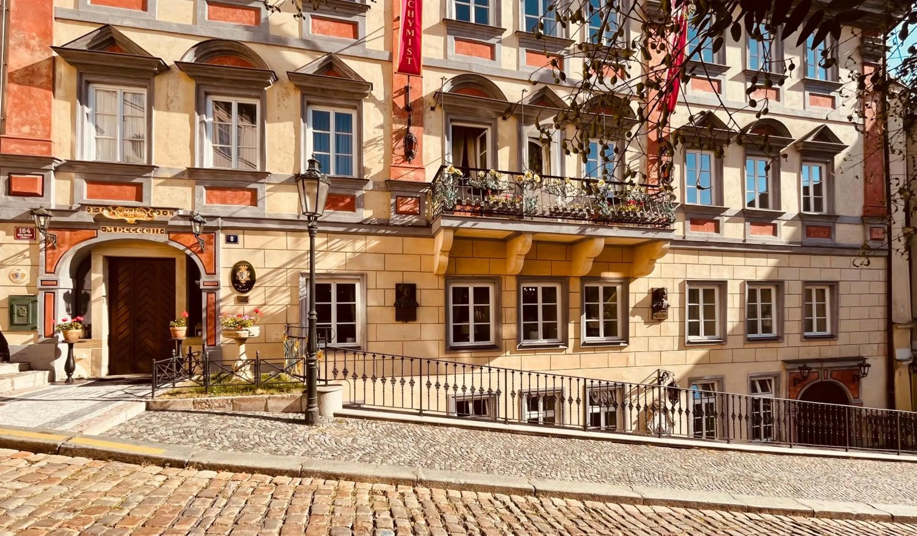 Property building in Alchymist Prague Castle Suites Hotel