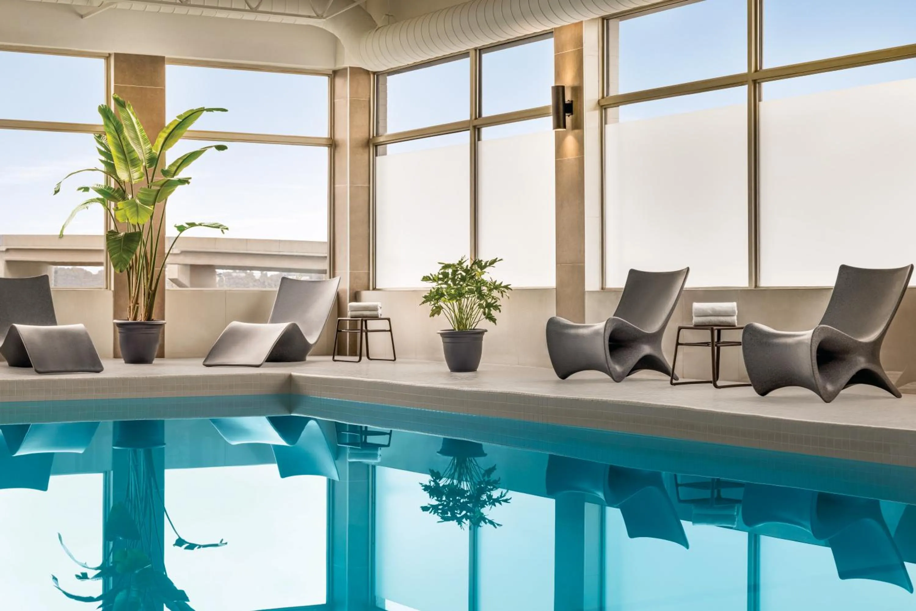 Seating area in Crowne Plaza Saint John Harbour View by IHG