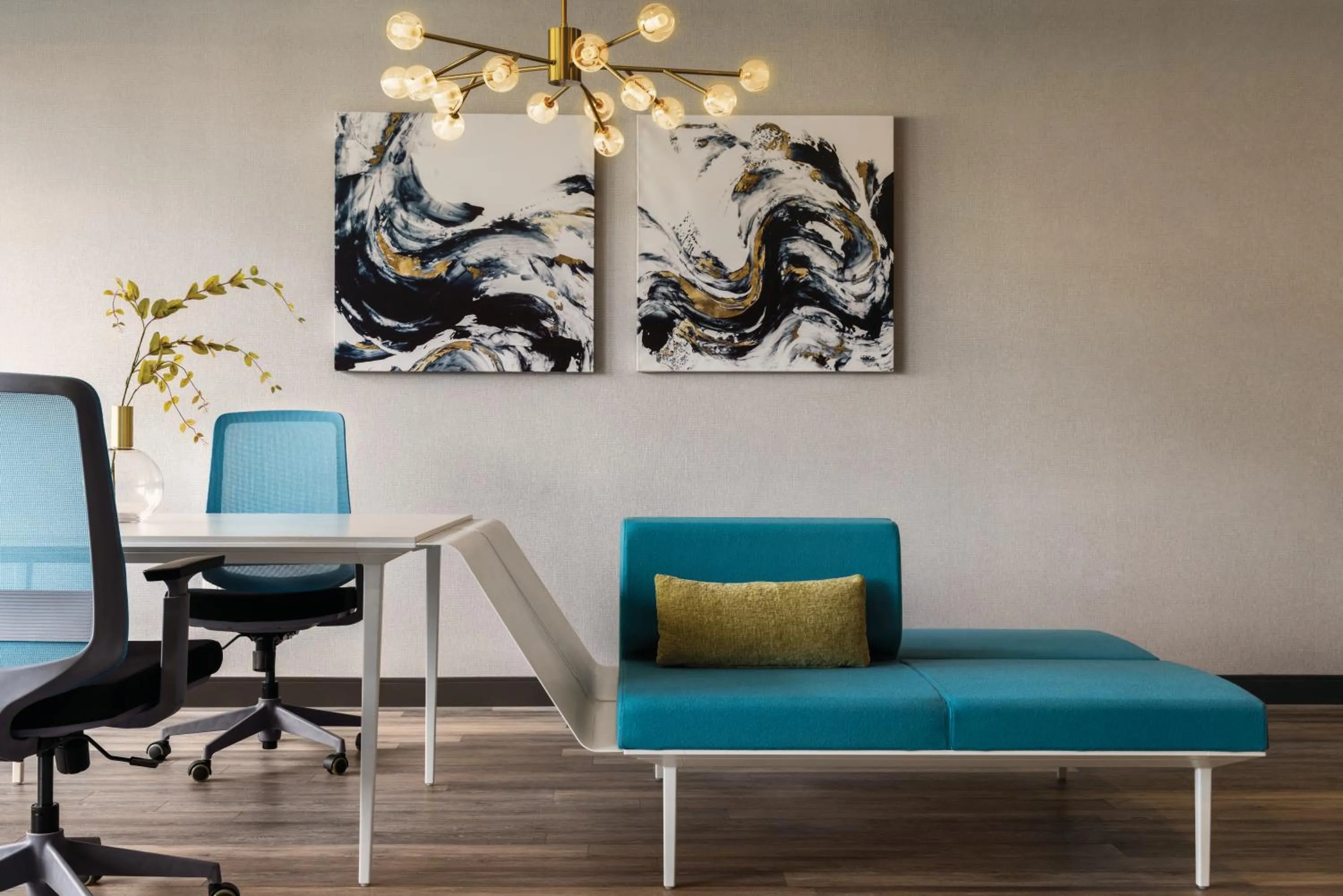 Seating area in Crowne Plaza Saint John Harbour View by IHG