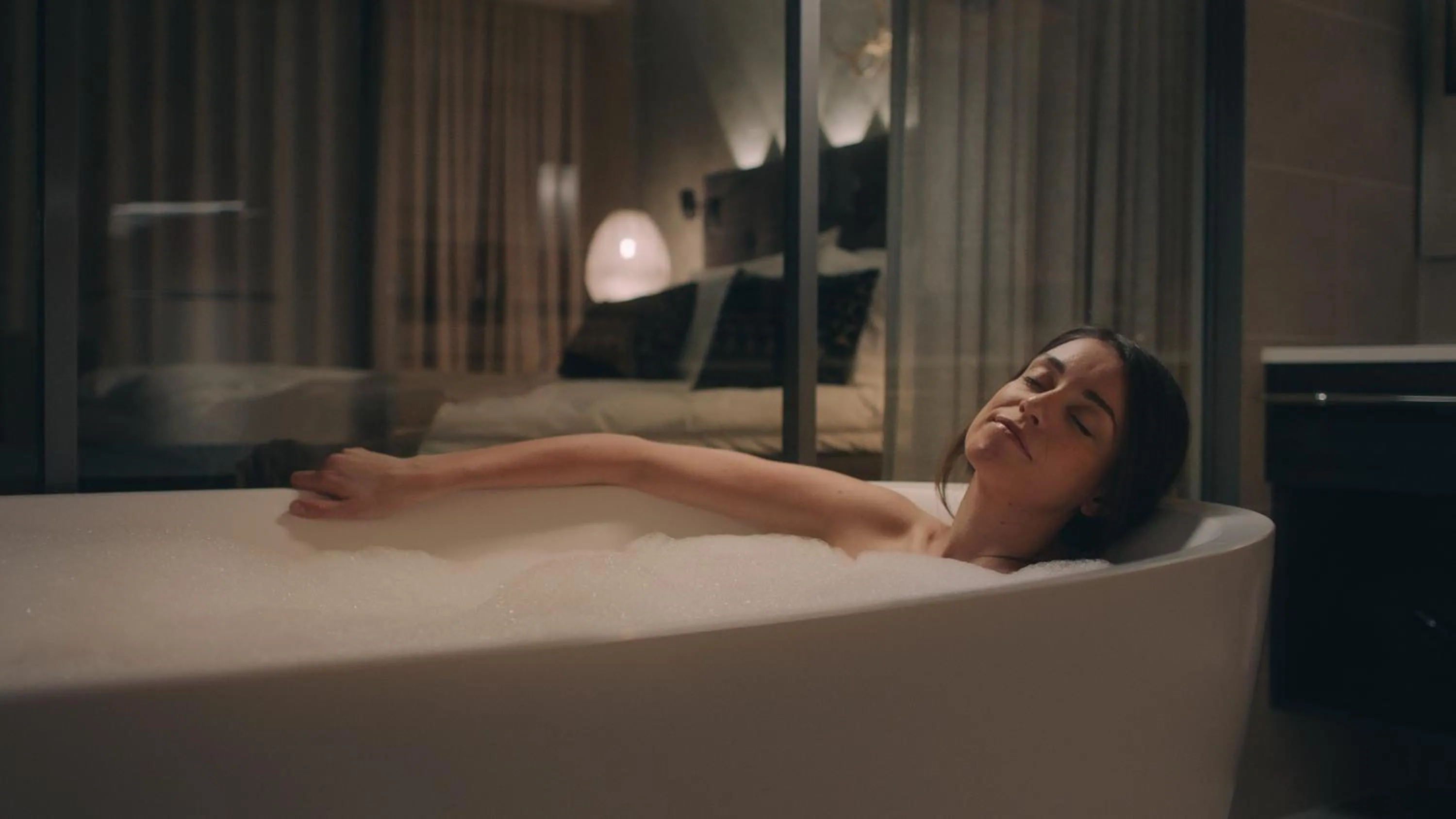 People, Bed in Lapland Hotels Bulevardi