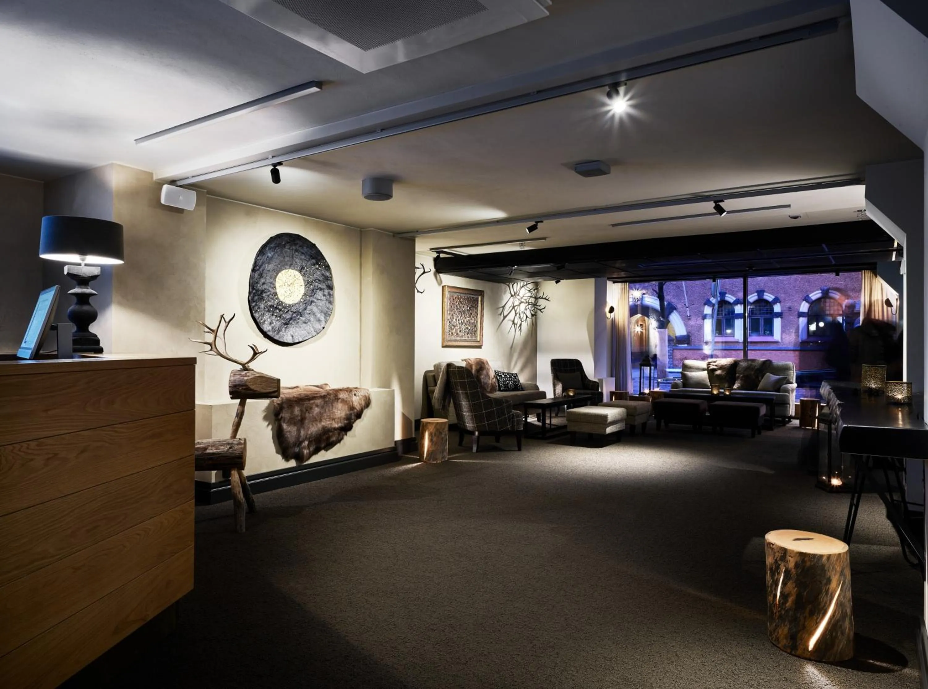 Lobby or reception in Lapland Hotels Bulevardi