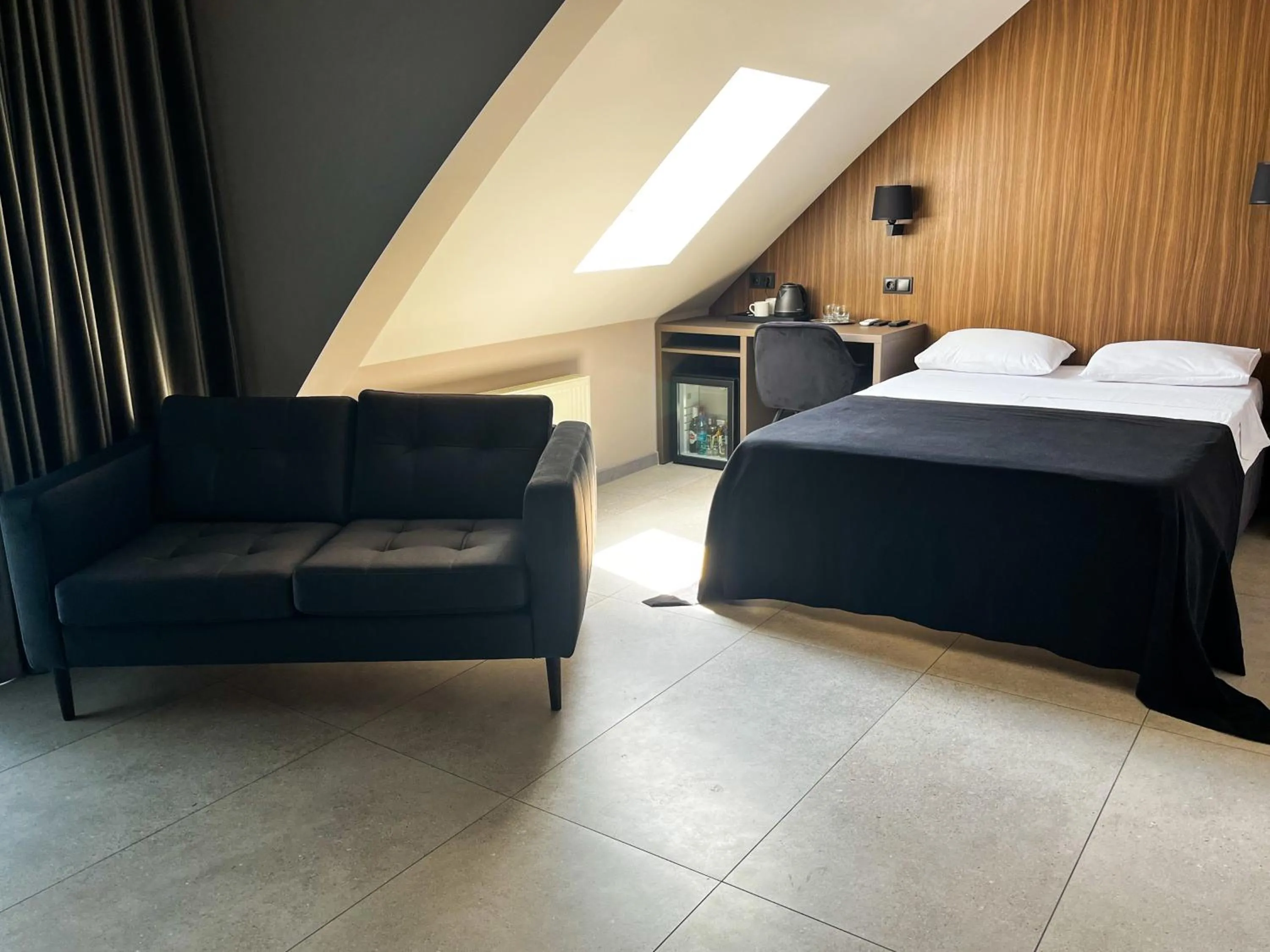 Bed in Komilfo Hotel